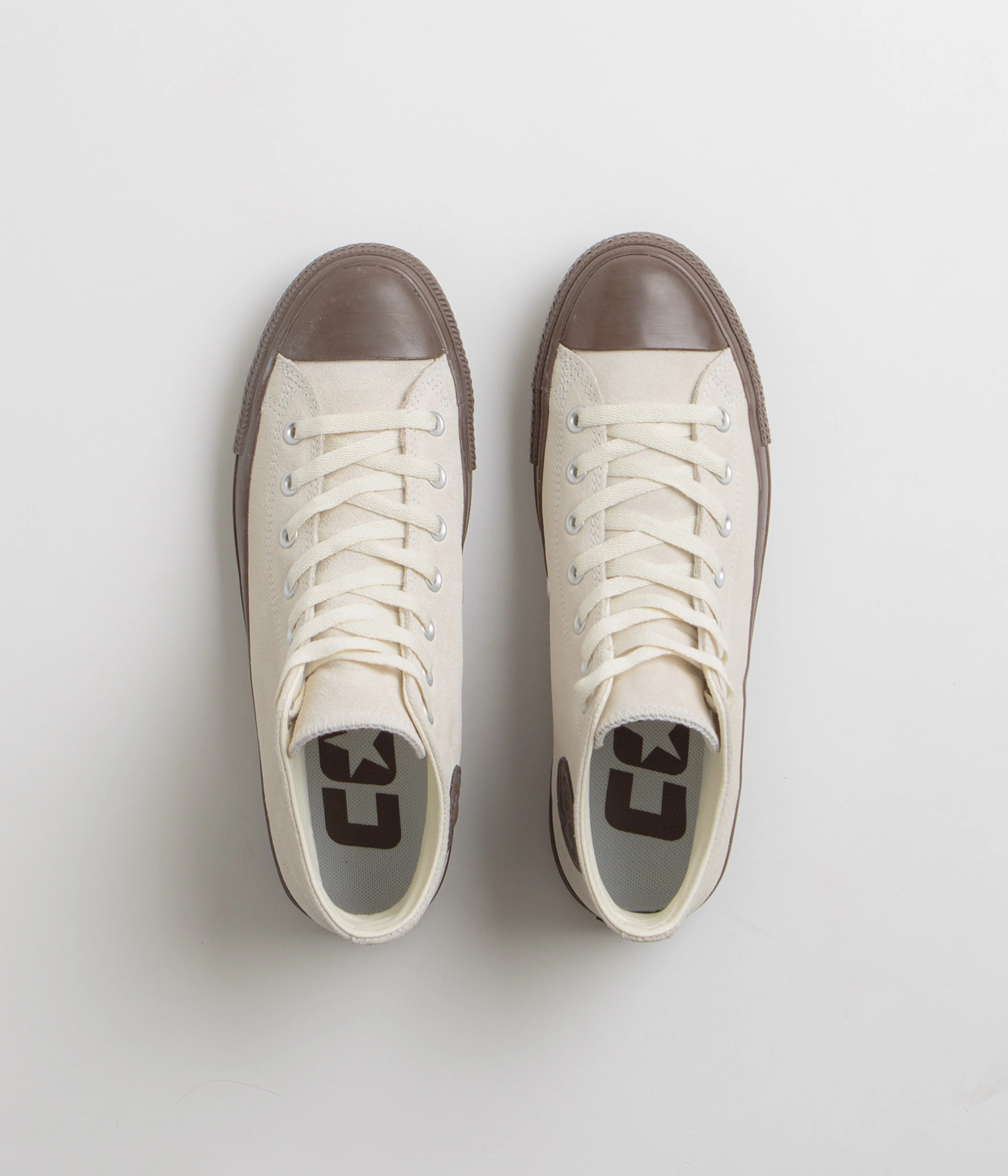 Converse Cons CTAS Pro Mid Shoes - Egret / Brown / Egret - Image 6