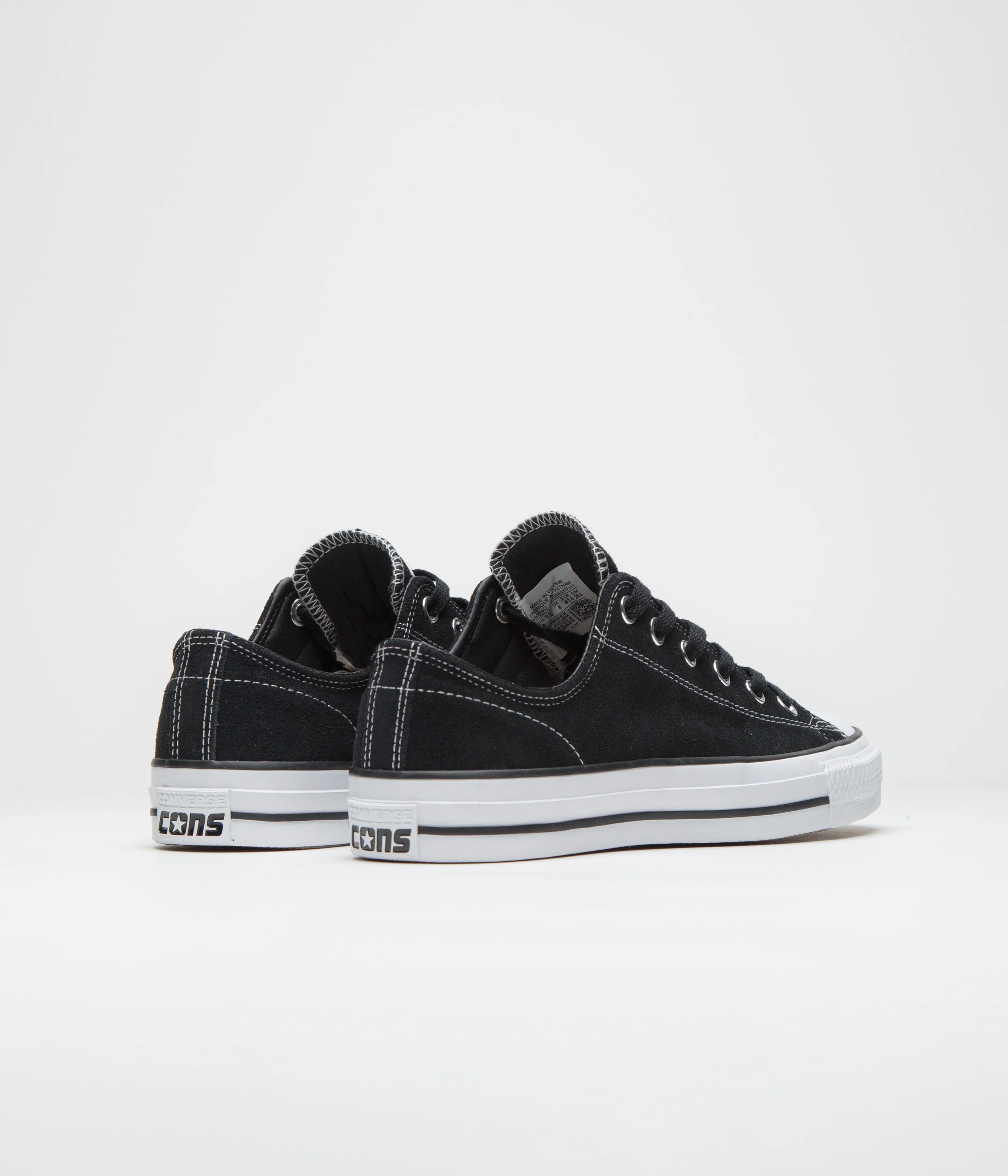 Converse Cons CTAS Pro Ox Shoes - Black / Black / White - Image 4