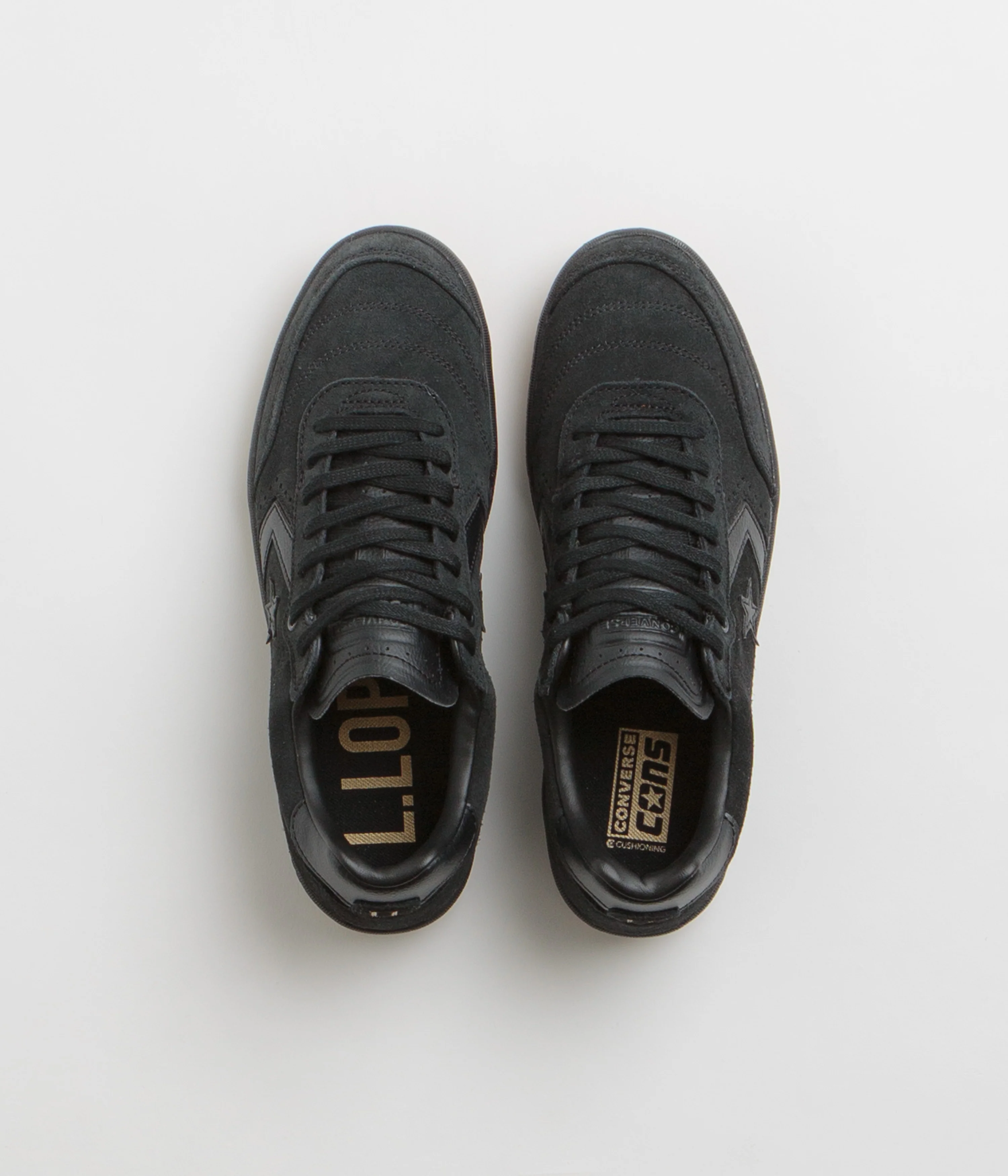 Converse Cons Louie Lopez Pro 2 Shoes - Black / Black / Gum - Image 7