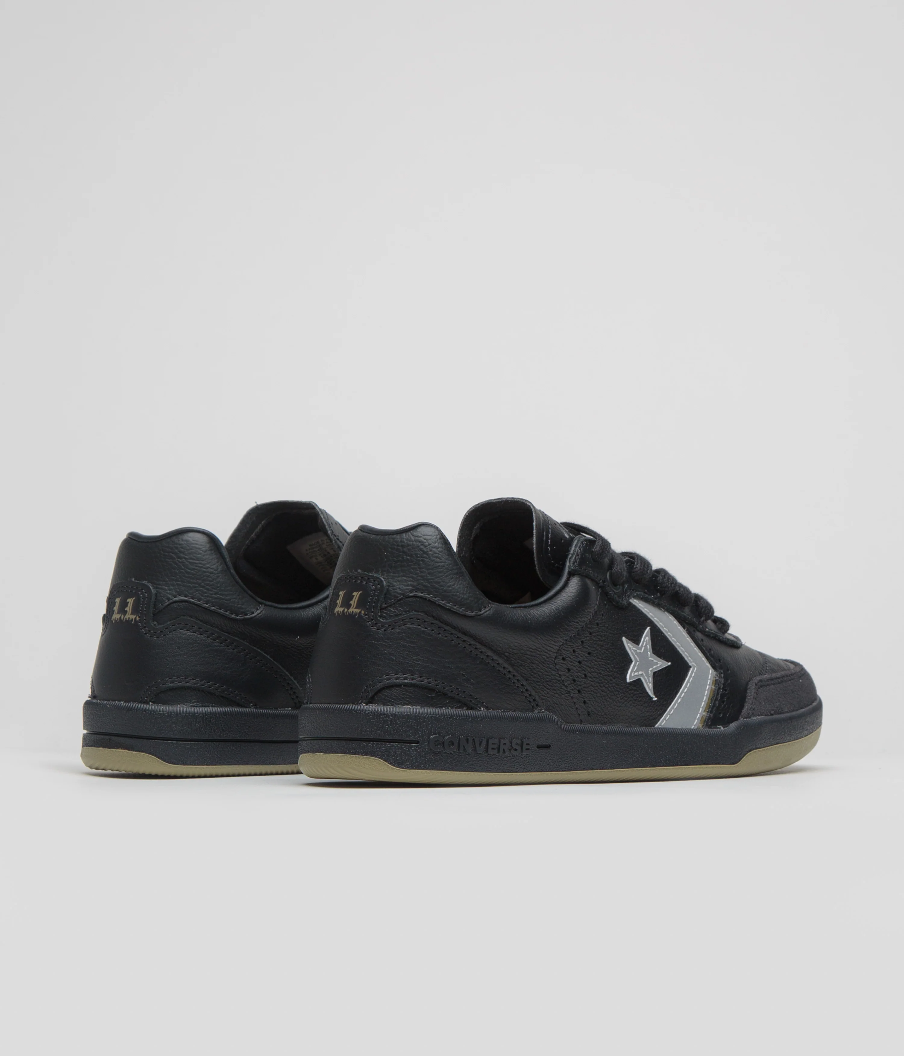 Converse Cons Louie Lopez Pro 2 Shoes - Black / Black / Lava - Image 4