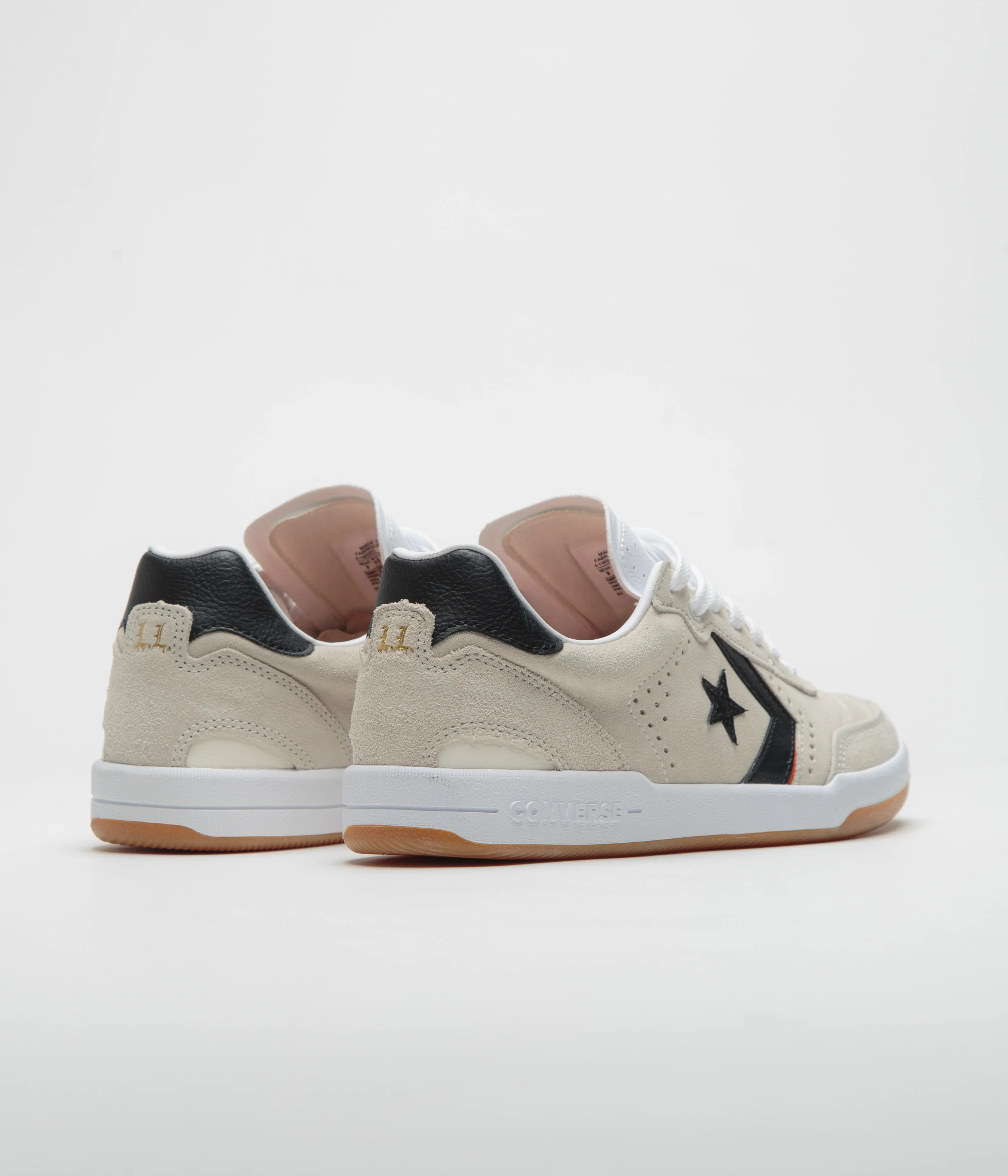 Converse Cons Louie Lopez Pro 2 Shoes - Egret / White / Orange - Image 4