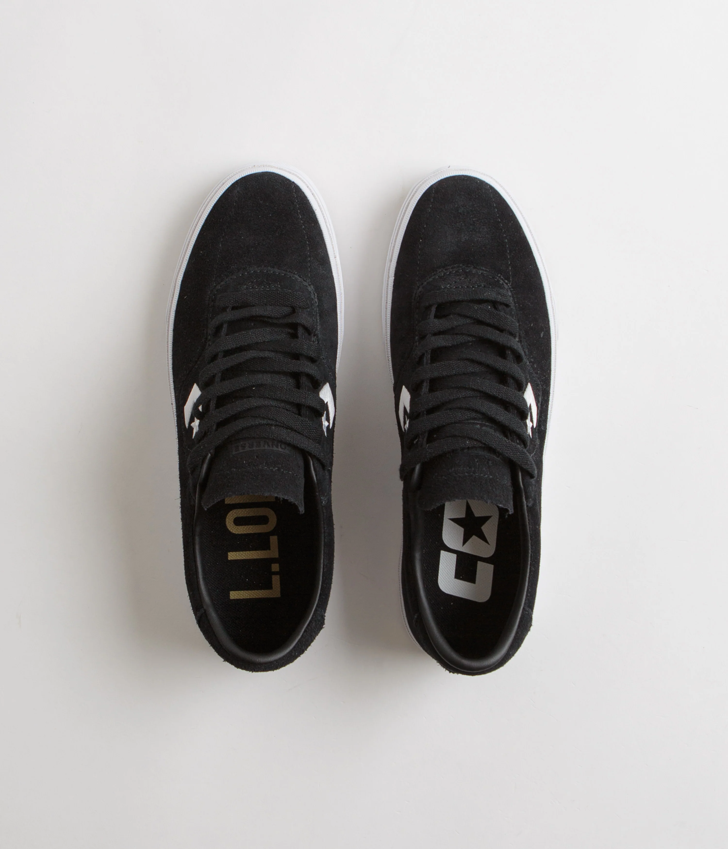 Converse Cons Louie Lopez Pro Ox Shoes - Black / Black / White - Image 7