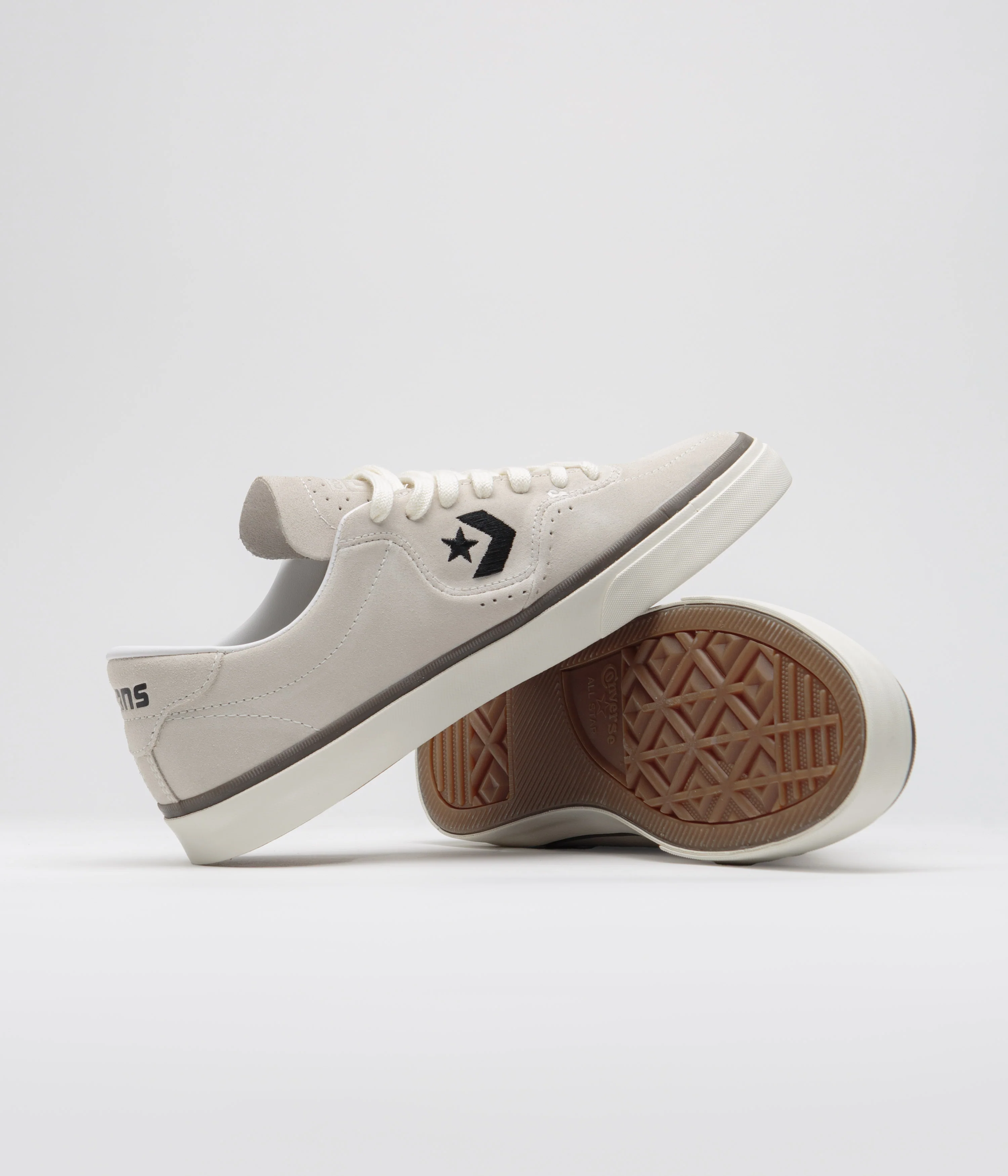 Converse Cons Louie Lopez Pro Ox Shoes - Egret / Black / Egret - Image 5