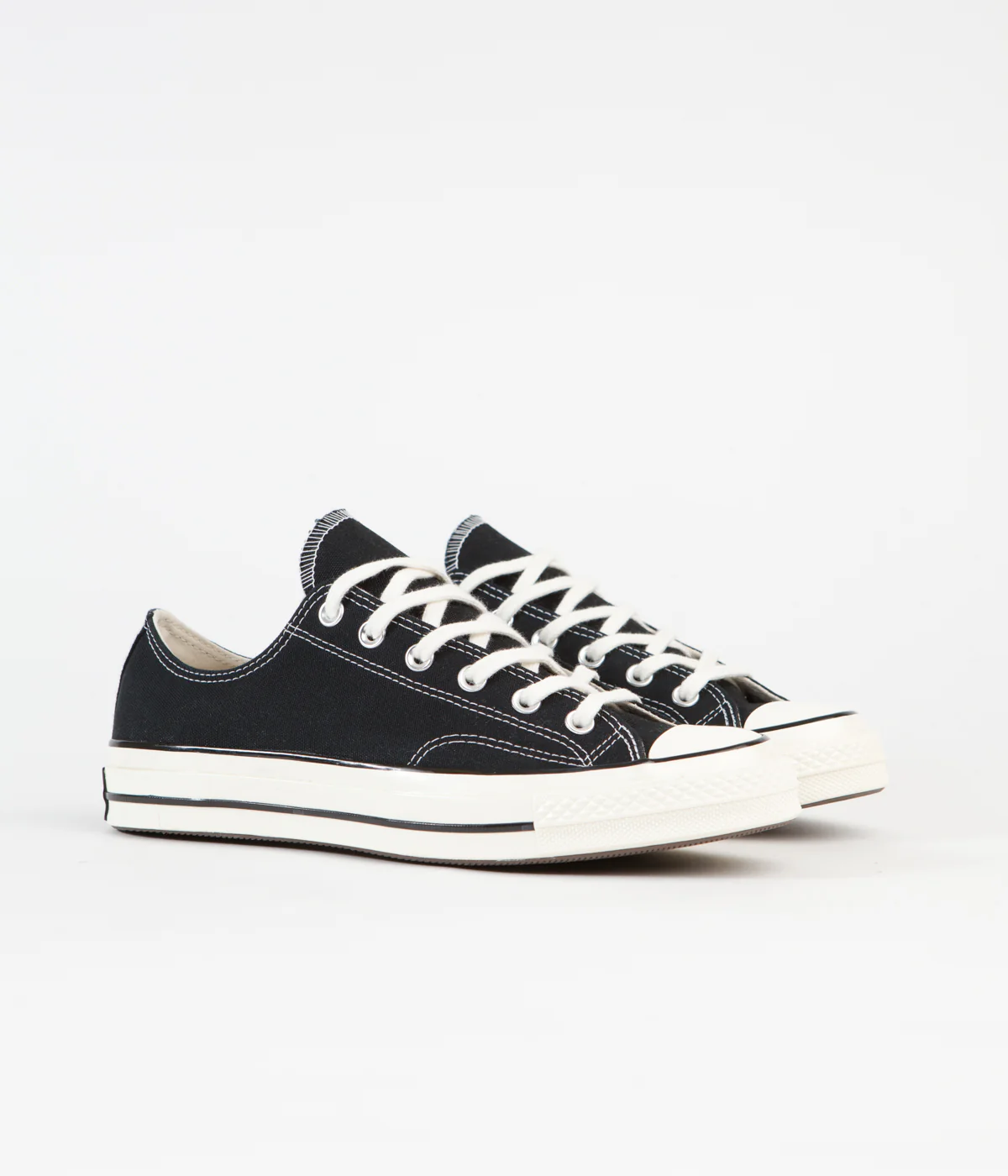 Converse CTAS 70's Ox Shoes - Black / Black / Egret - Image 2