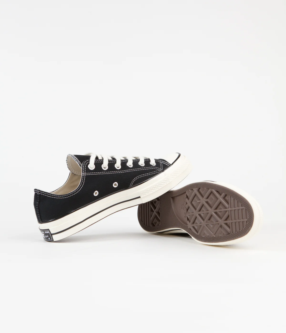 Converse CTAS 70's Ox Shoes - Black / Black / Egret - Image 5