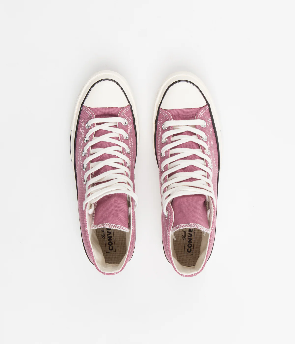 Converse CTAS 70's Hi Recycled Shoes - Pink Aura / Egret / Black - Image 7