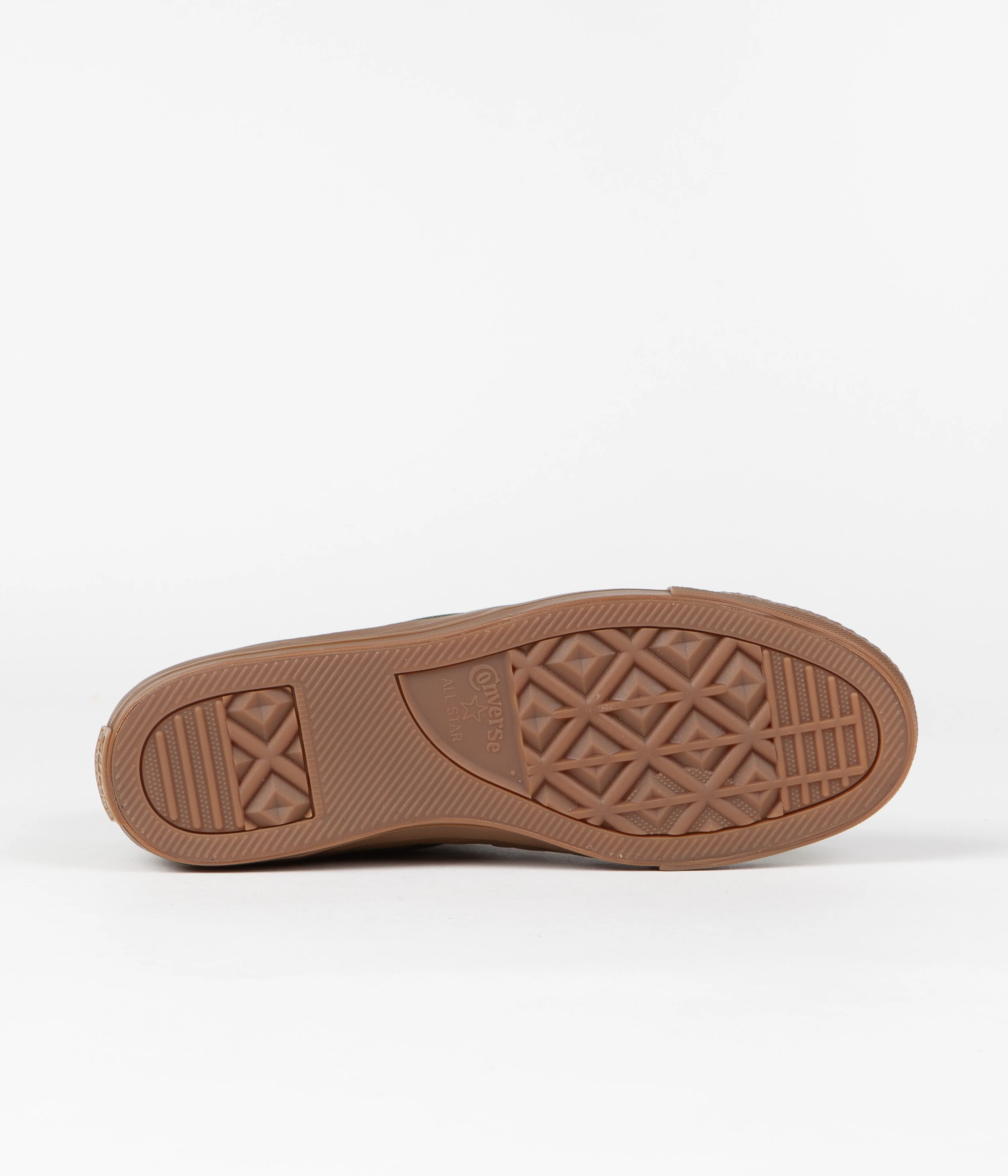 Converse CTAS Pro Cordura Canvas Mid Shoes - Cargo Khaki / Egret / Dark Gum - Image 6