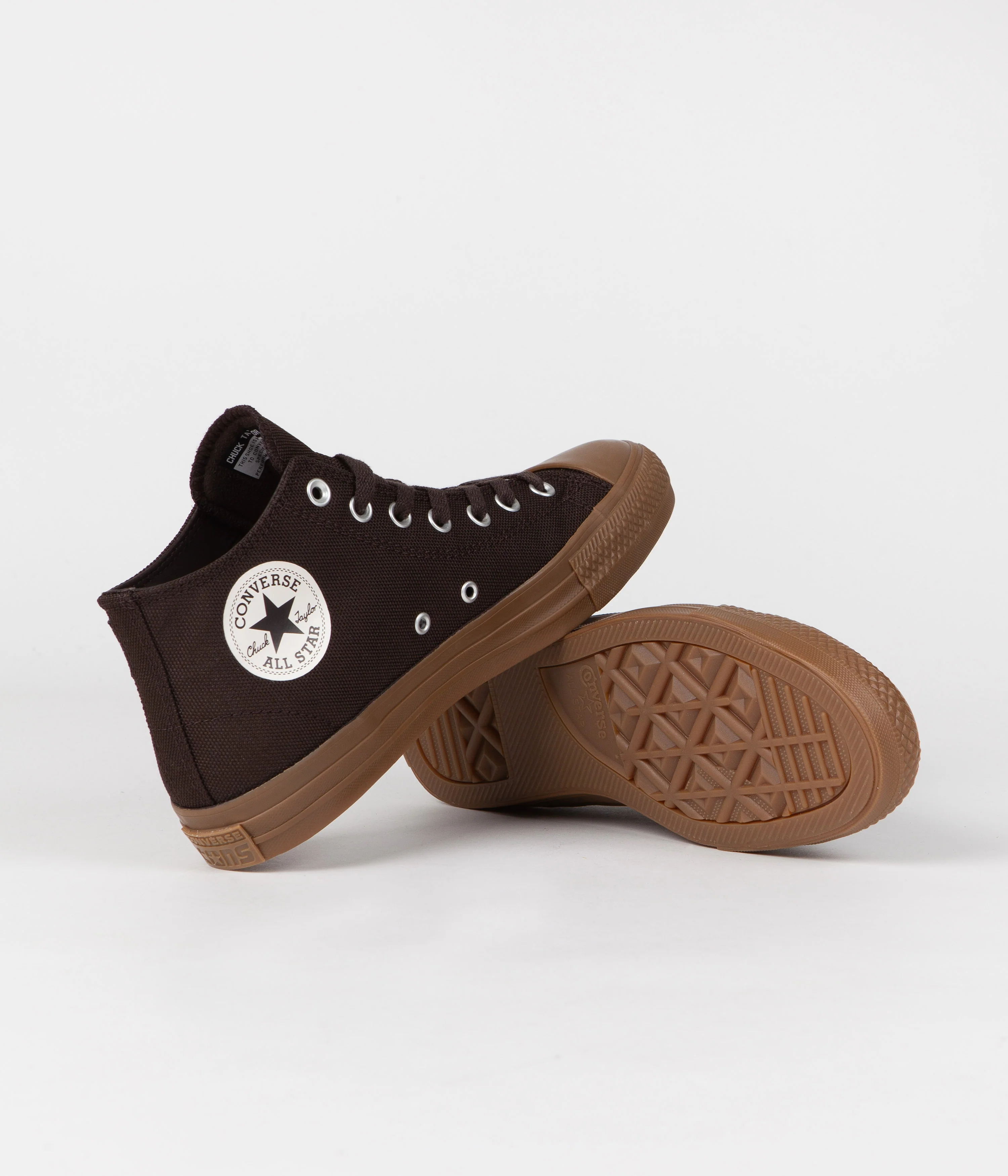 Converse CTAS Pro Cordura Canvas Mid Shoes - Velvet Brown / Egret / Dark Gum - Image 5
