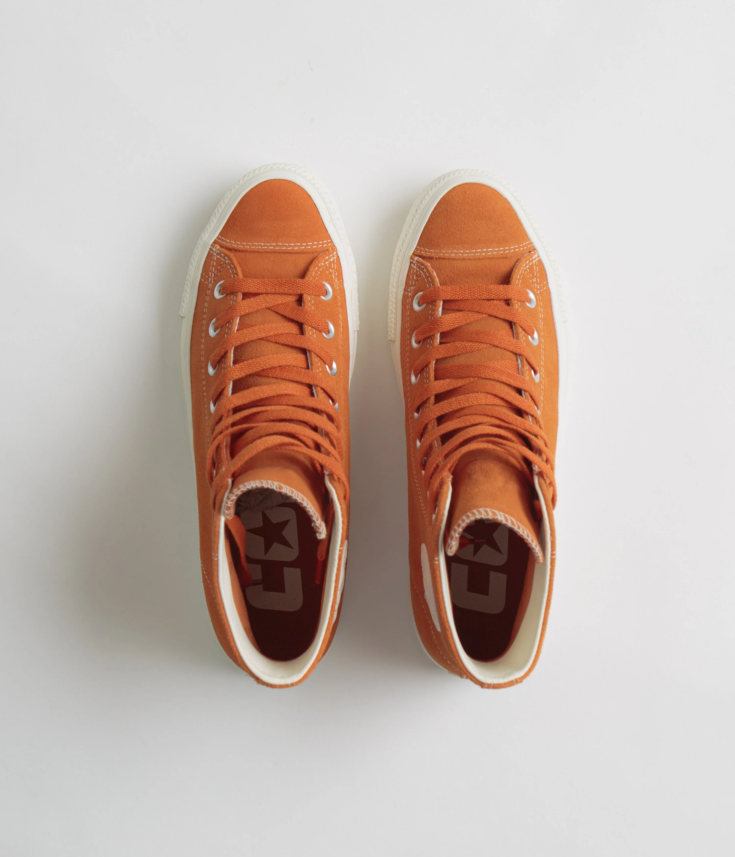 Converse CTAS Pro Hi Shoes - Campfire Orange / Egret - Image 7