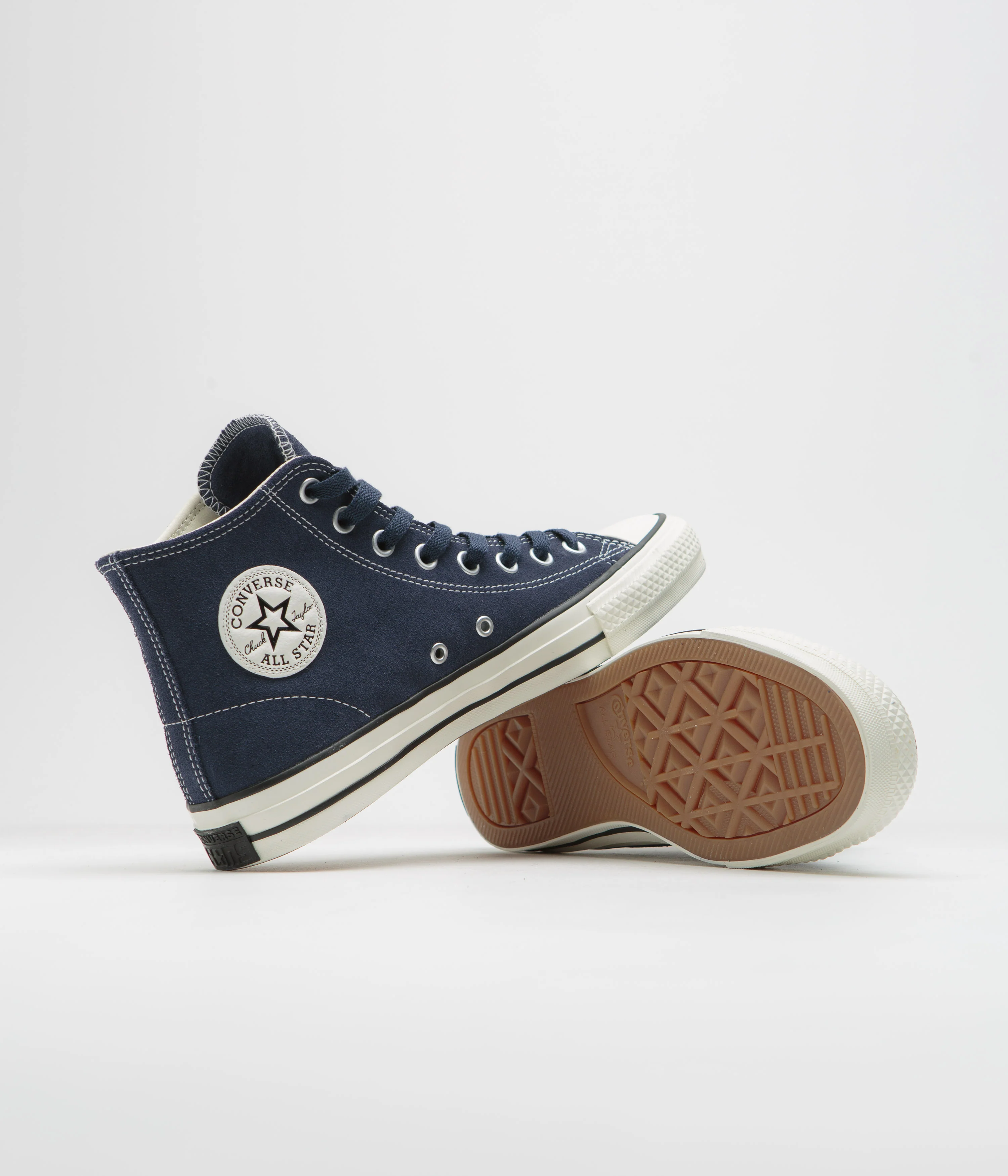 Converse CTAS Pro Hi Shoes - Navy / Egret / Black - Image 5