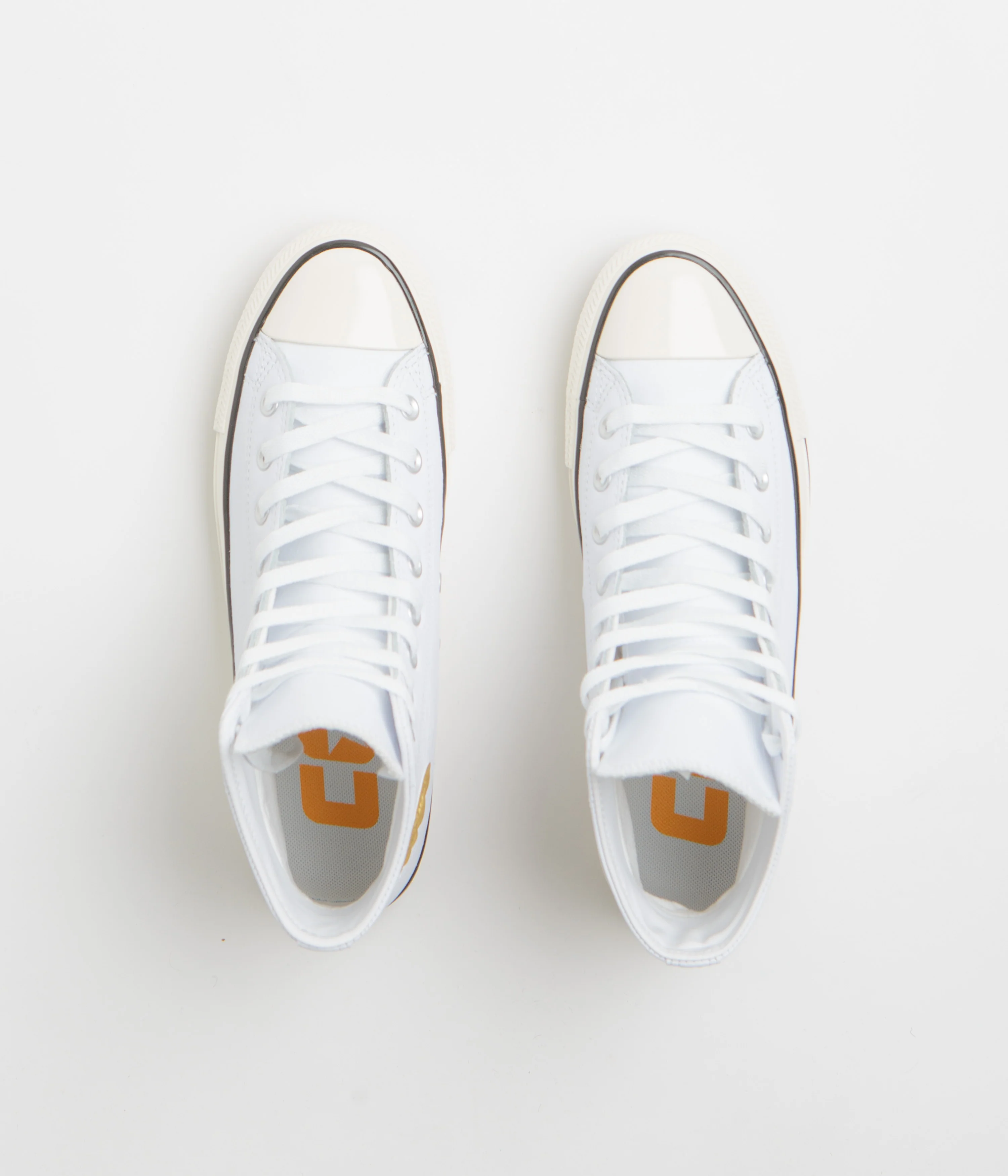 Converse CTAS Pro Hi Shoes - White / Gold / Egret - Image 7