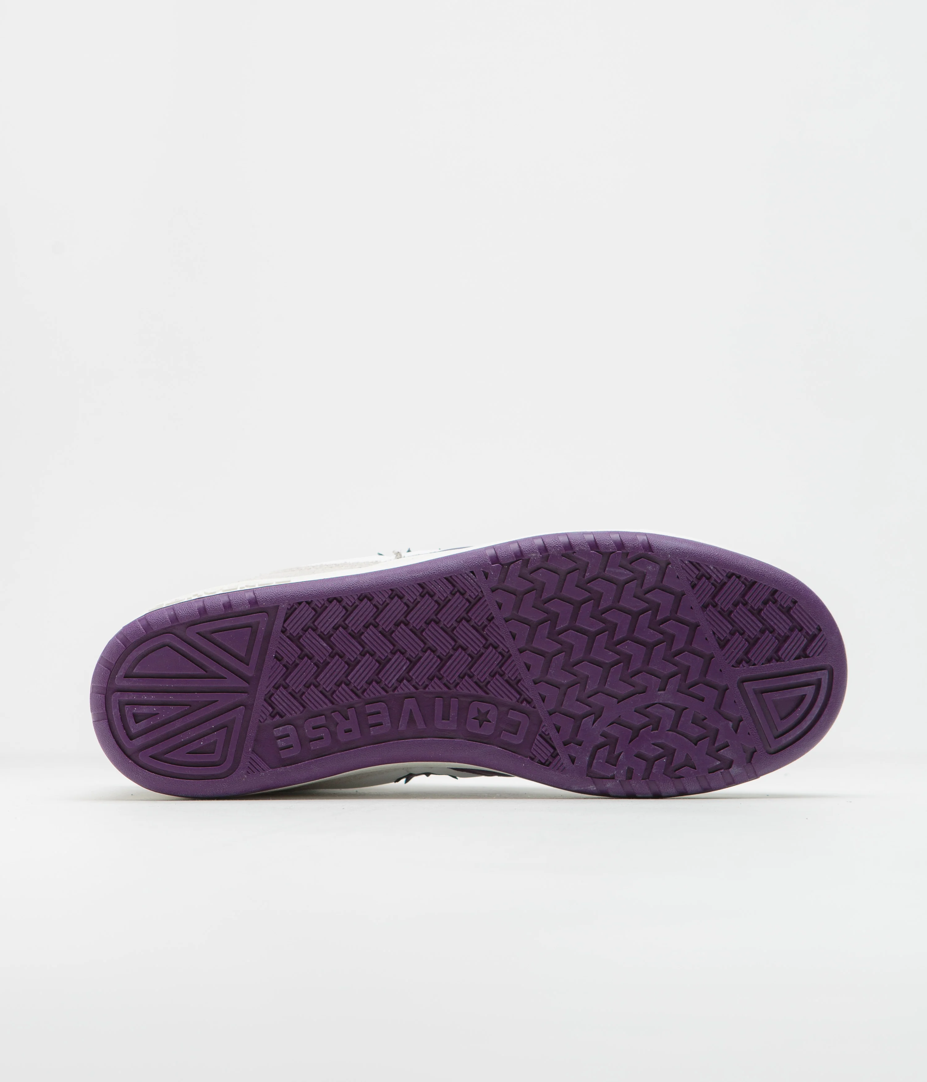 Converse Fastbreak Mid Shoes - White / Vaporous Grey / Purple - Image 6