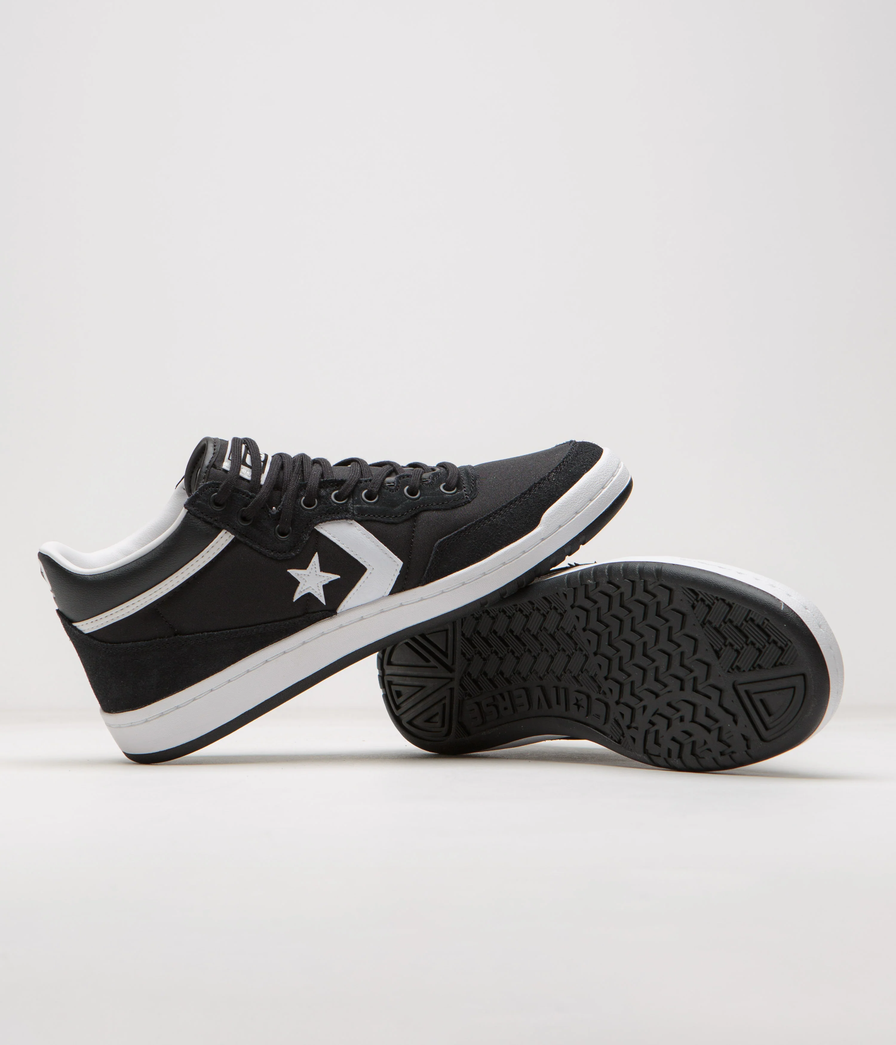 Converse Fastbreak Pro Mid Shoes - Black / White / Black - Image 5