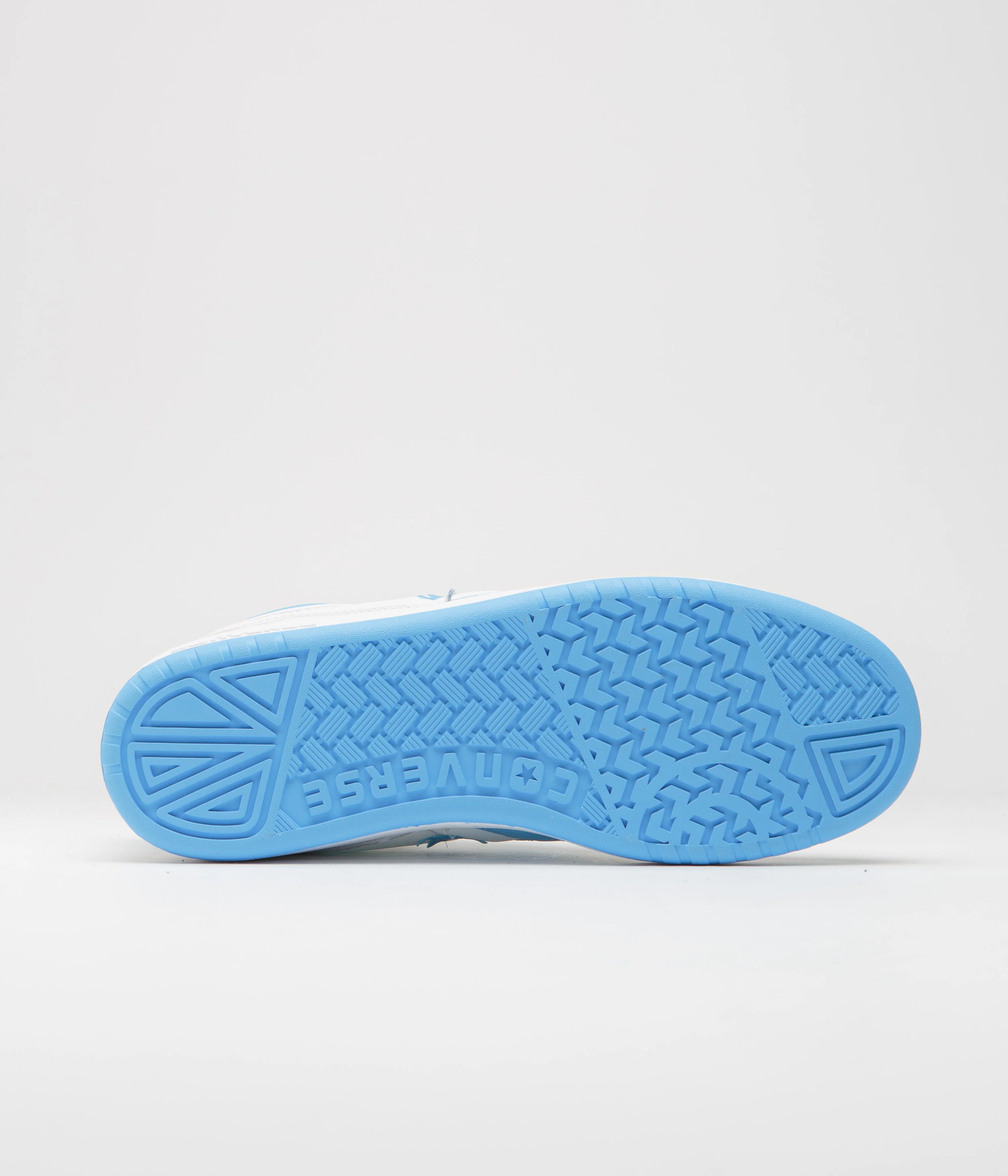 Converse Fastbreak Pro Mid Shoes - White / Light Blue / White - Image 6