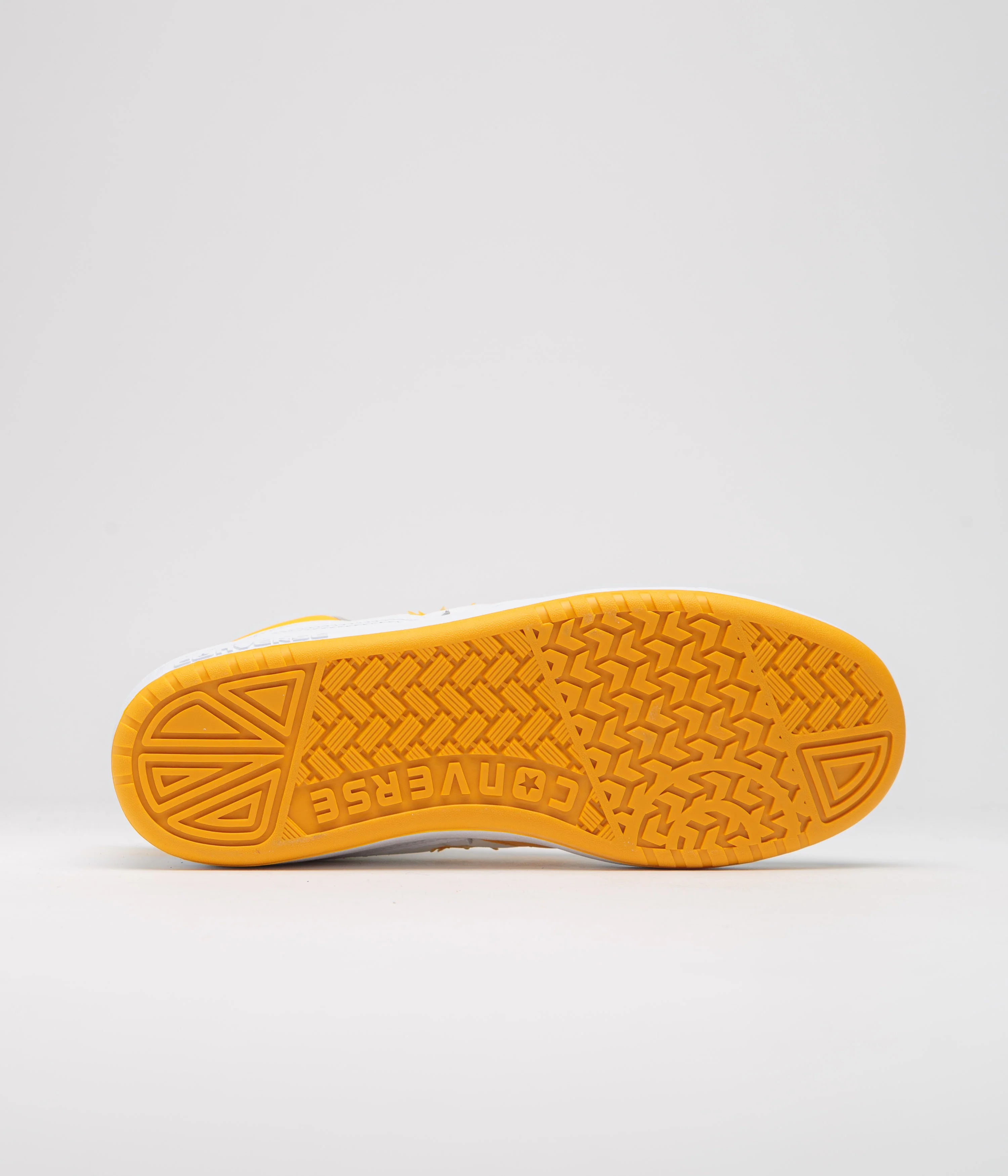Converse Fastbreak Pro Mid Shoes - White / Light Yellow - Image 6