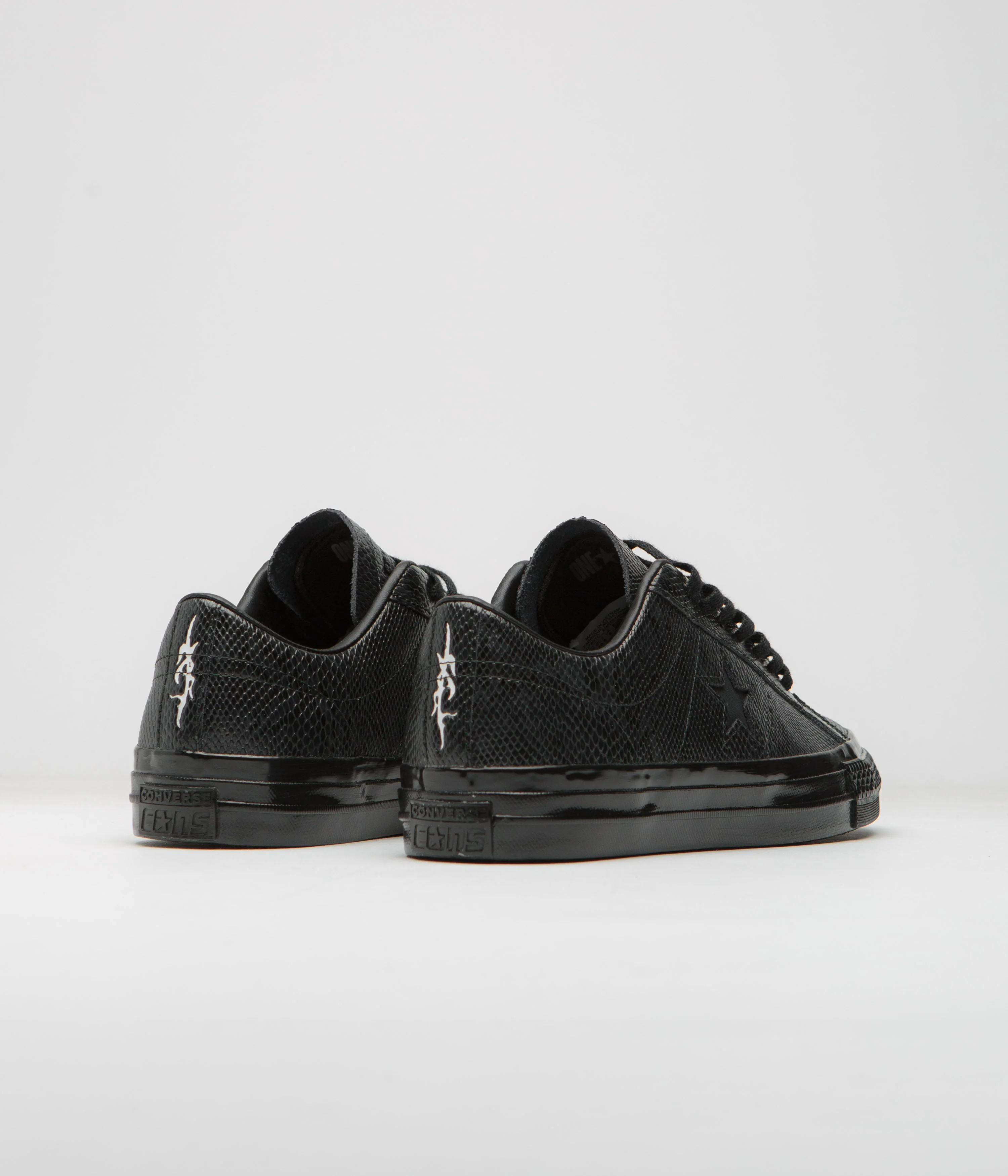 Converse Jamie Platt One Star Pro Ox Shoes - Black / Black / White - Image 4
