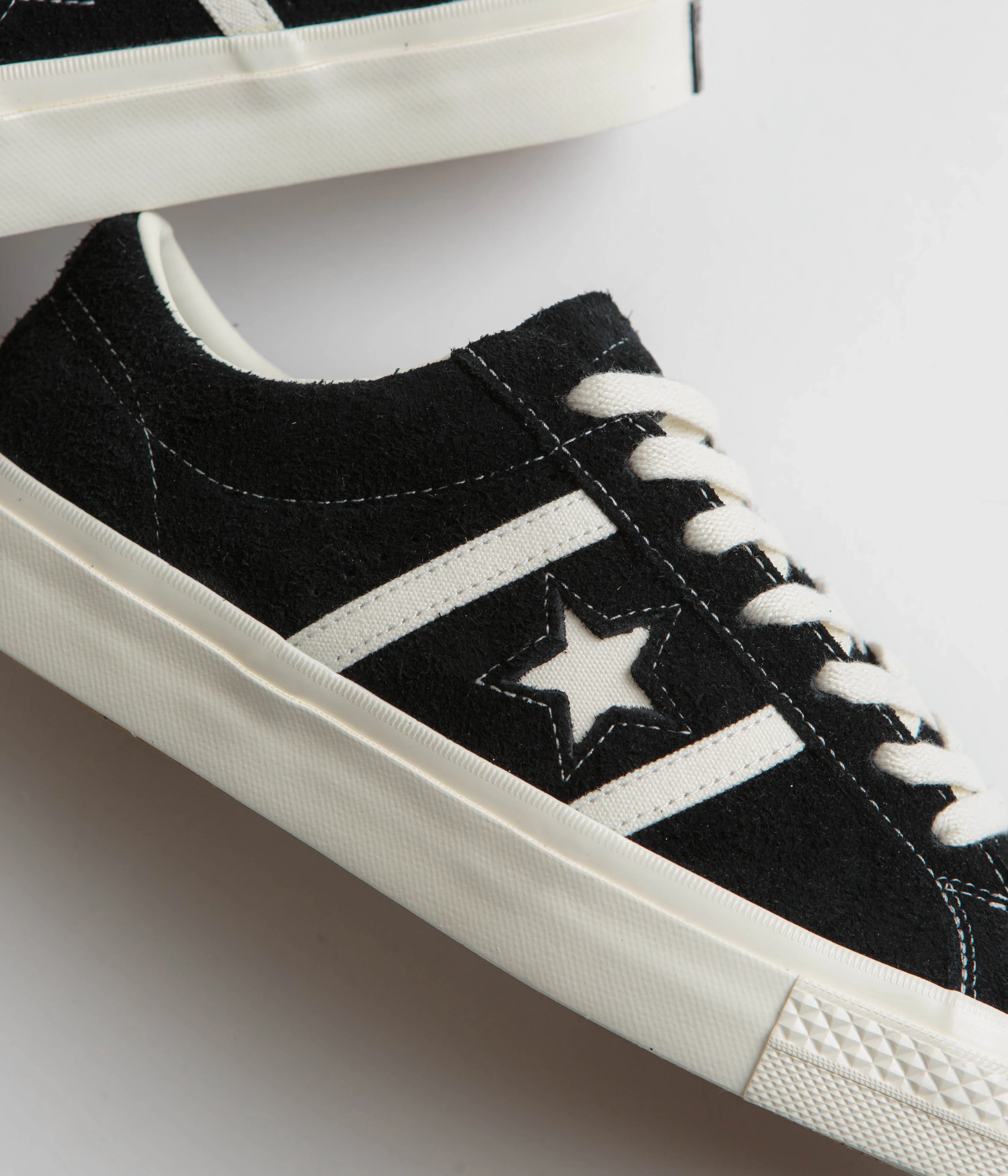 Converse One Star Academy Pro Shoes - Black / Egret / Egret - Image 3