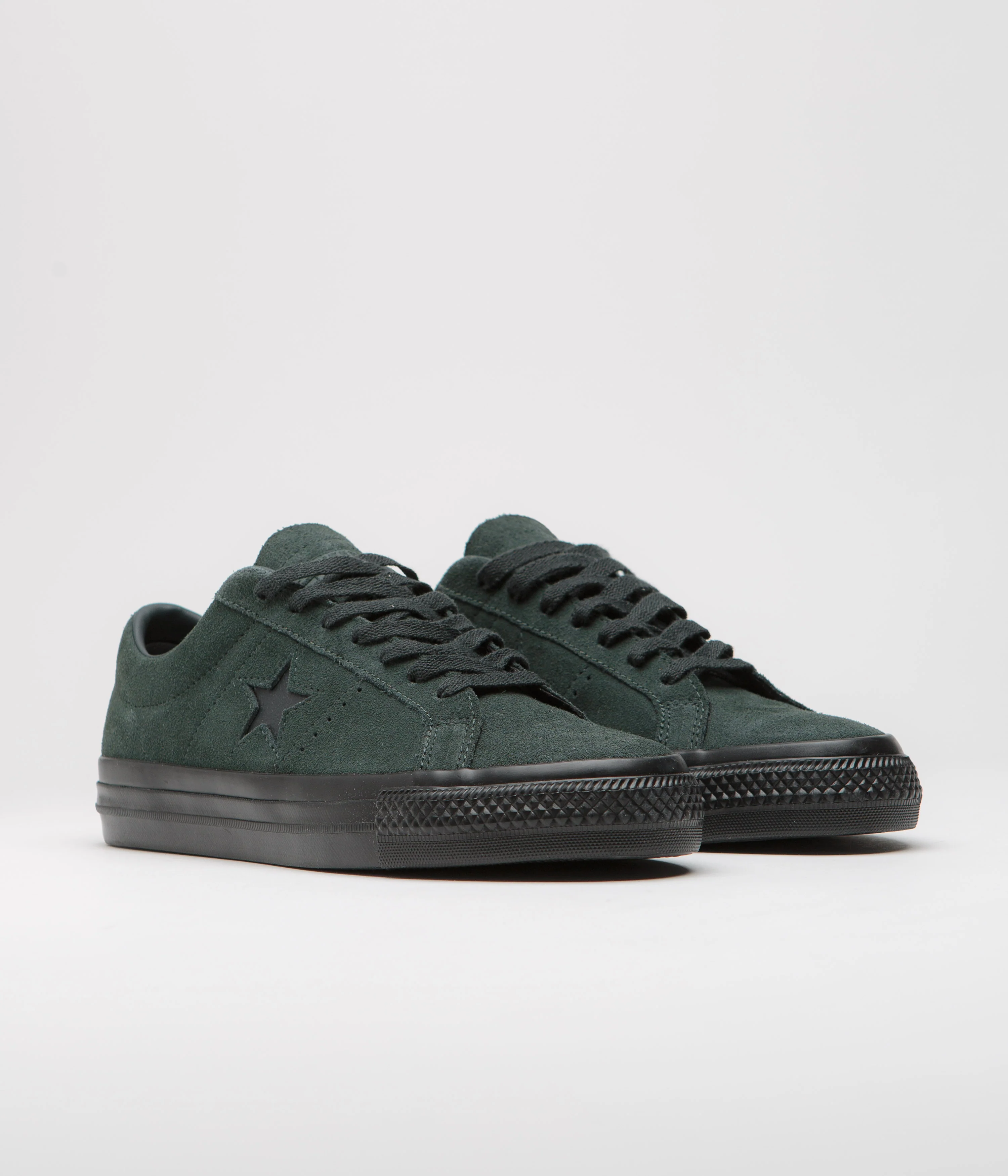 Converse One Star Pro Ox Shoes - Secret Pines / Black / Black - Image 2