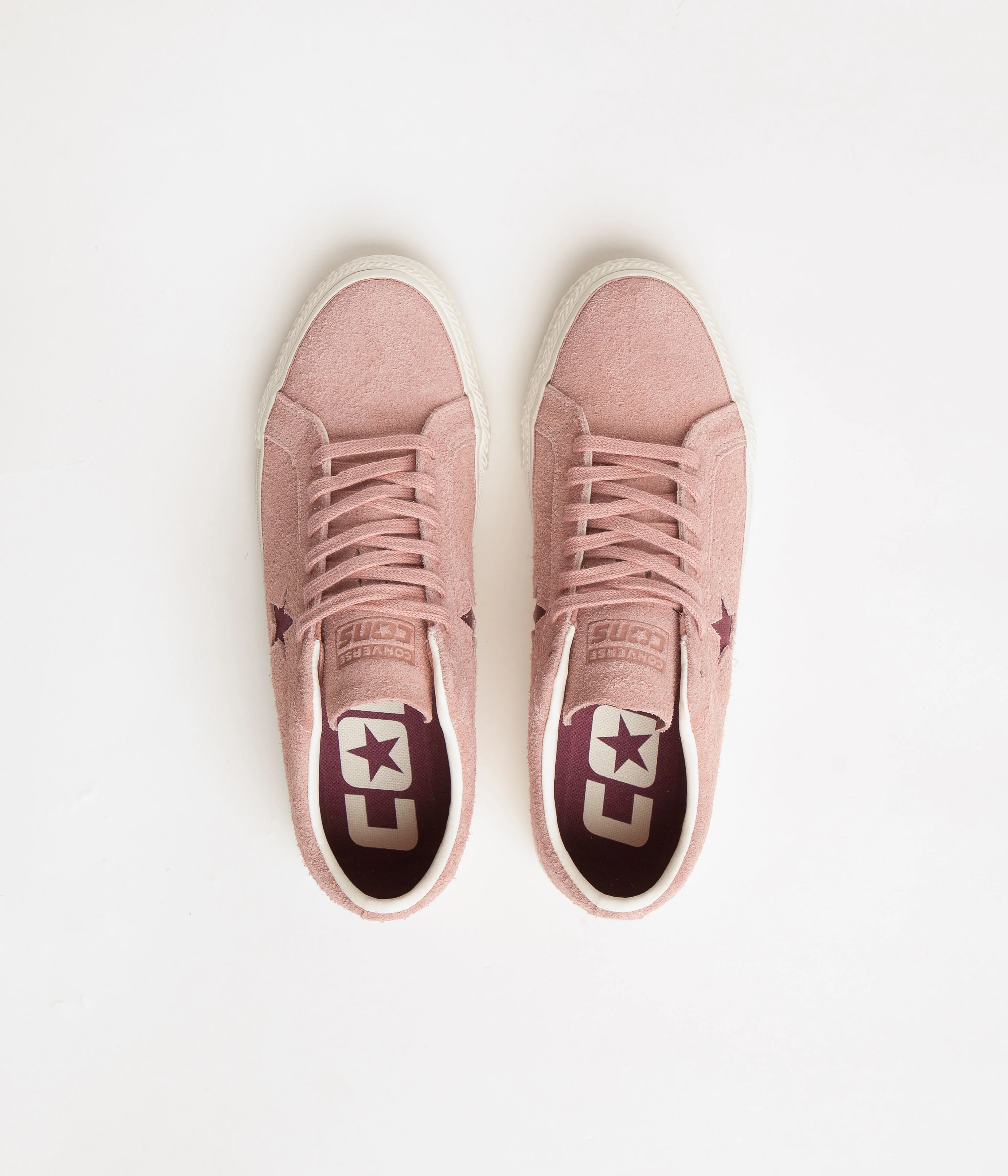 Converse One Star Pro Vintage Suede Ox Shoes - Canyon Dusk / Cherry Vision - Image 7