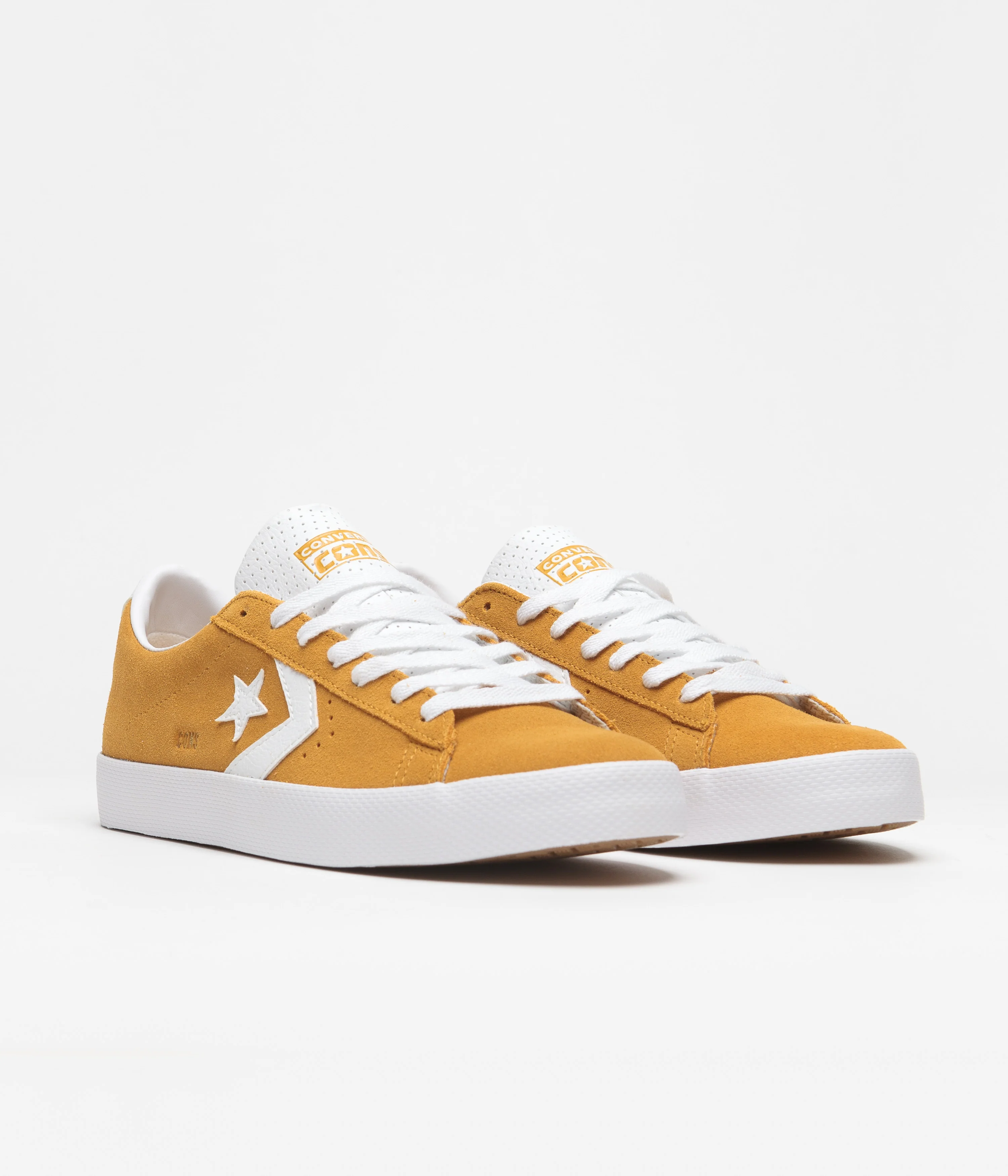 Converse Pro Leather Summer Ox Shoes - Golden Sundial / White / White - Image 2