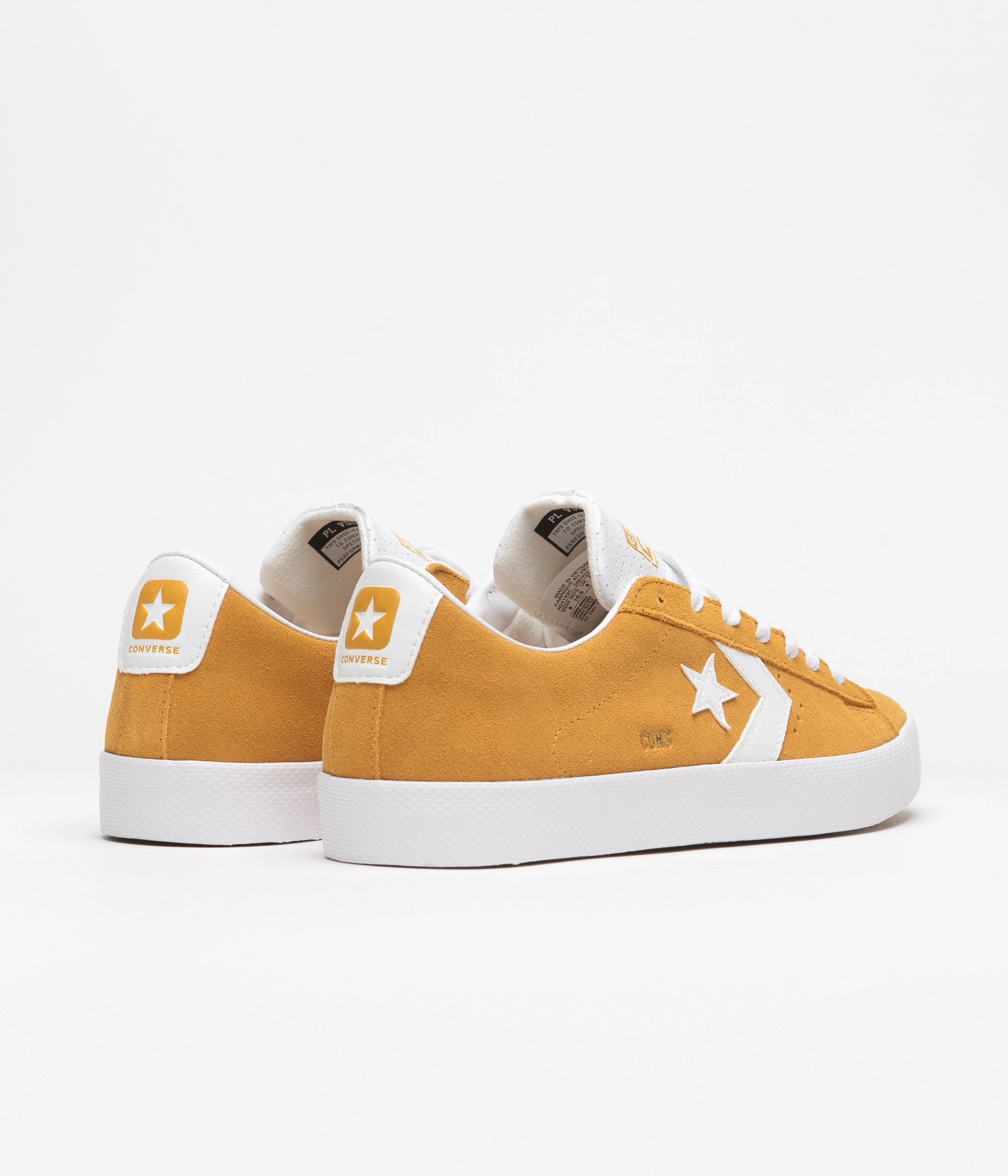 Converse Pro Leather Summer Ox Shoes - Golden Sundial / White / White - Image 4