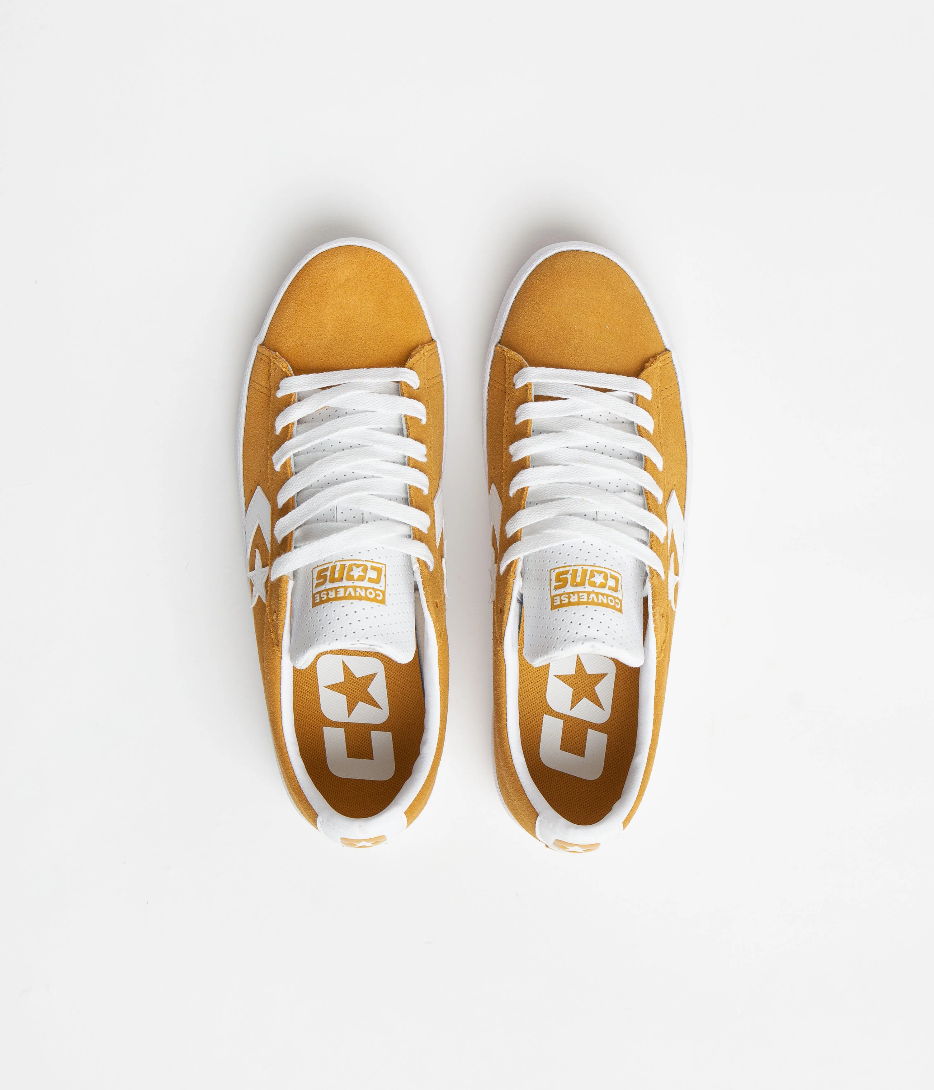 Converse Pro Leather Summer Ox Shoes - Golden Sundial / White / White - Image 7