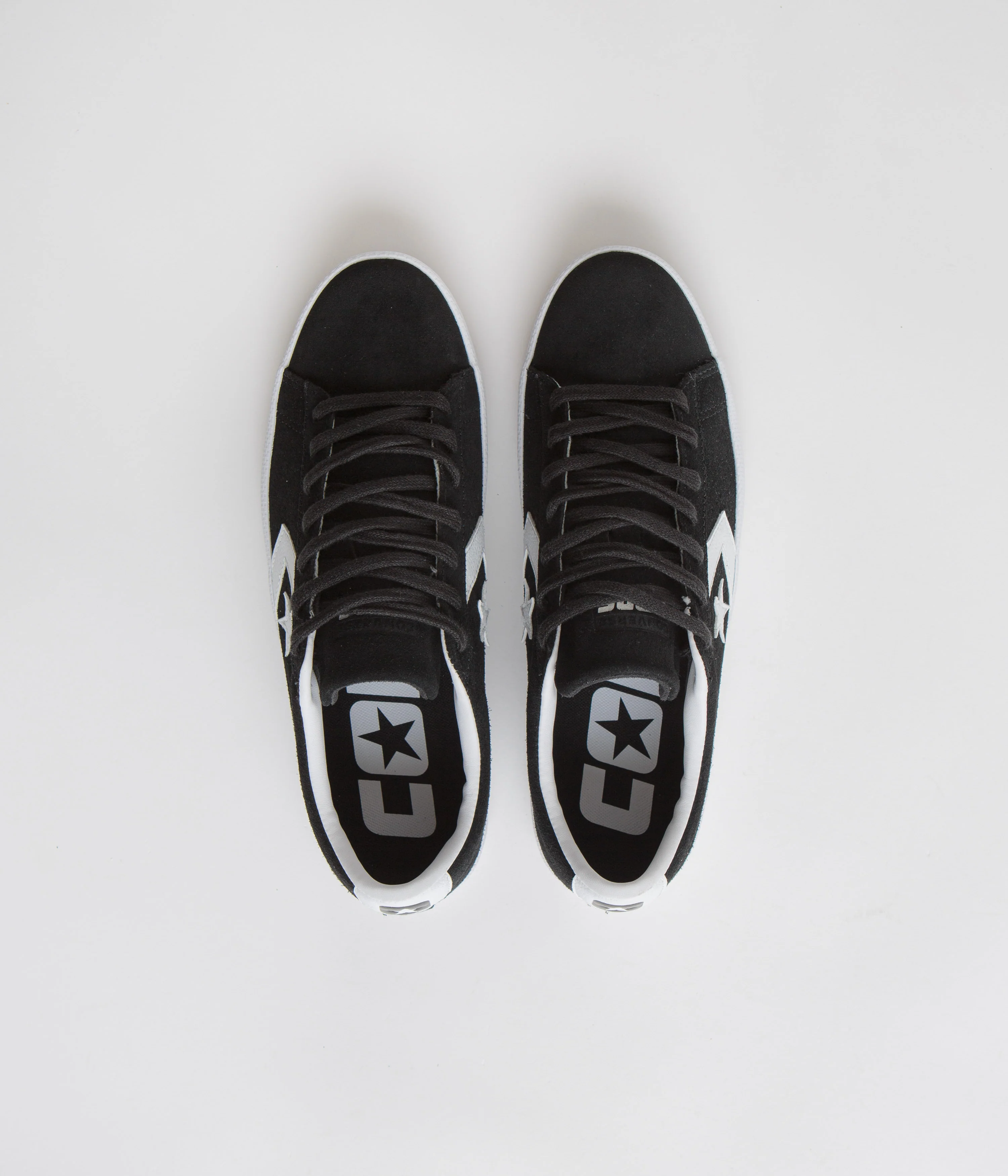 Converse Pro Leather Vulcanized Pro Ox Shoes - Black / White / White - Image 7