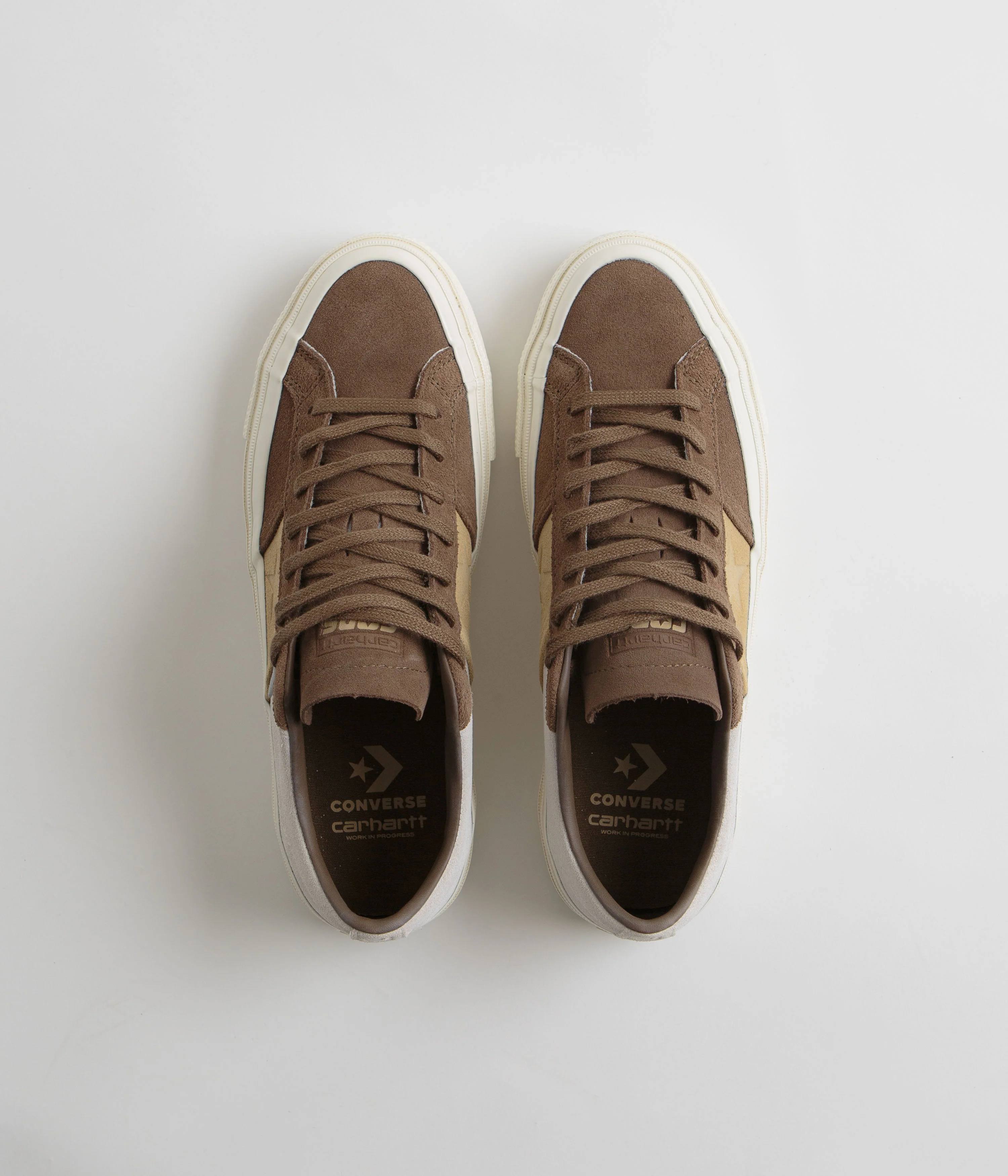 Converse x Carhartt WIP One Star Academy Pro Shoes - Dark Earth / Starfish / Egret - Image 7