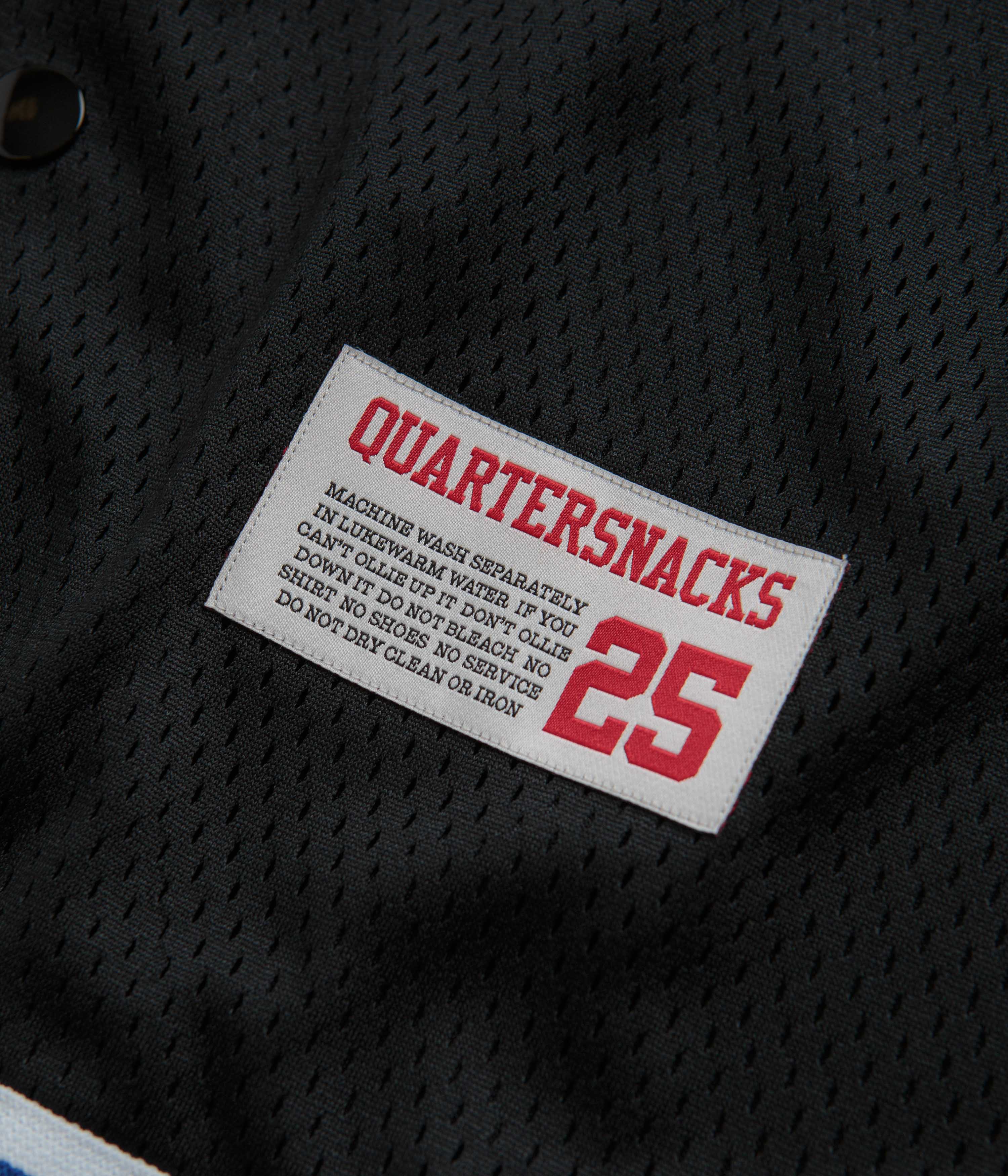 Converse x Quartersnacks Warm Up Shirt - Converse Black - Image 4