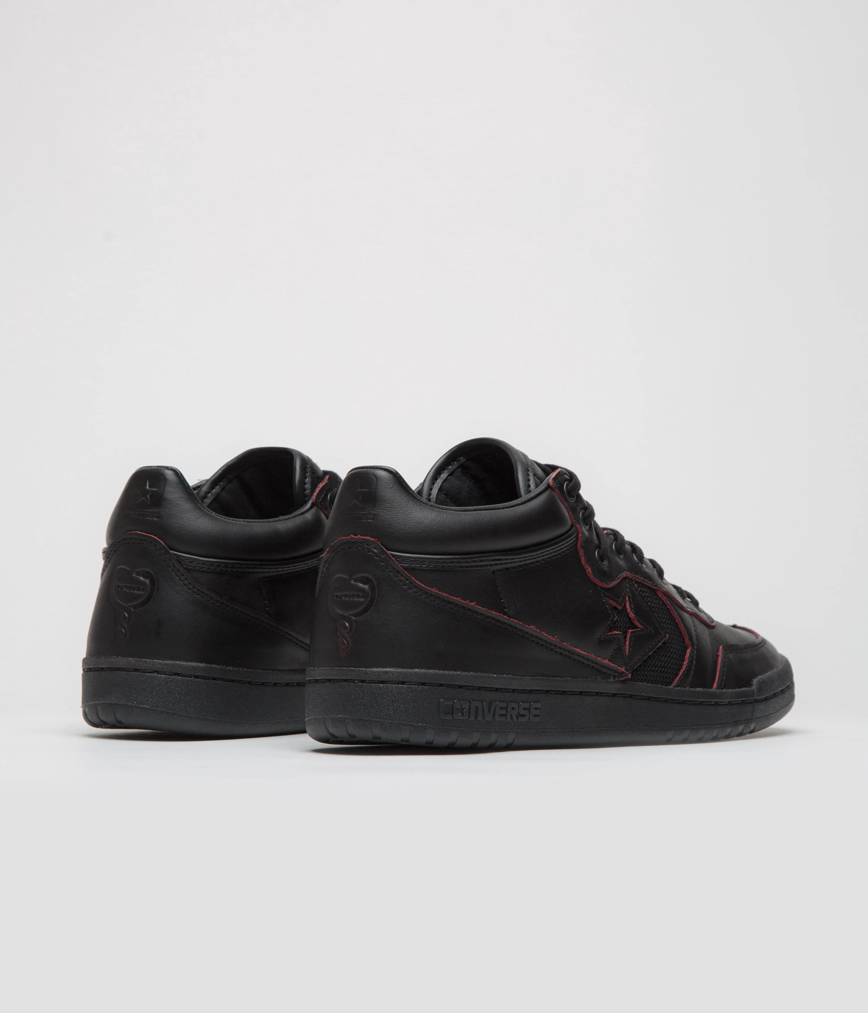 Converse x Remy Taveira Fastbreak Pro Mid Shoes - Black / Black / Black - Image 4