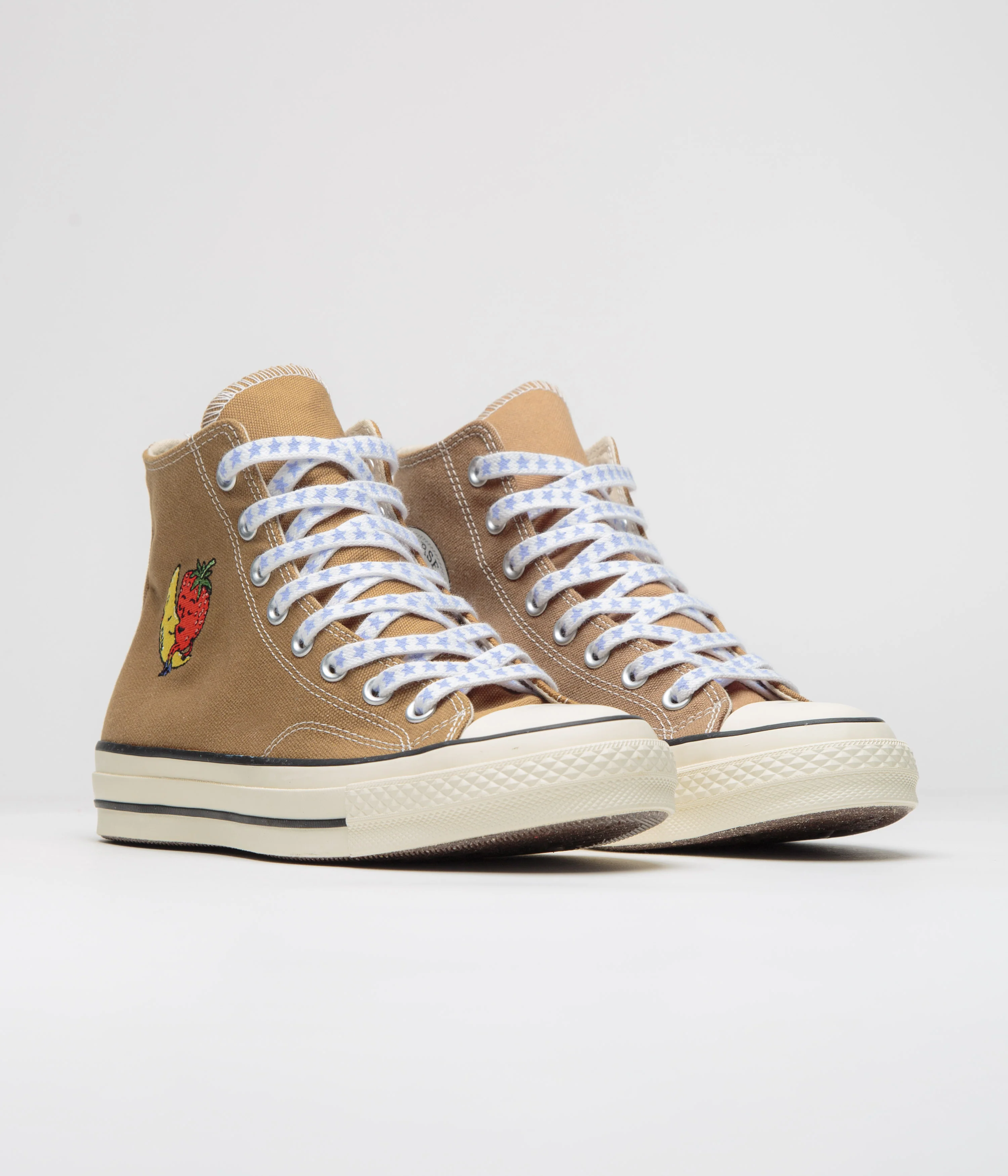 Converse x Sky High Farm Chuck 70 Hi Shoes - Brown / Egret - Image 2