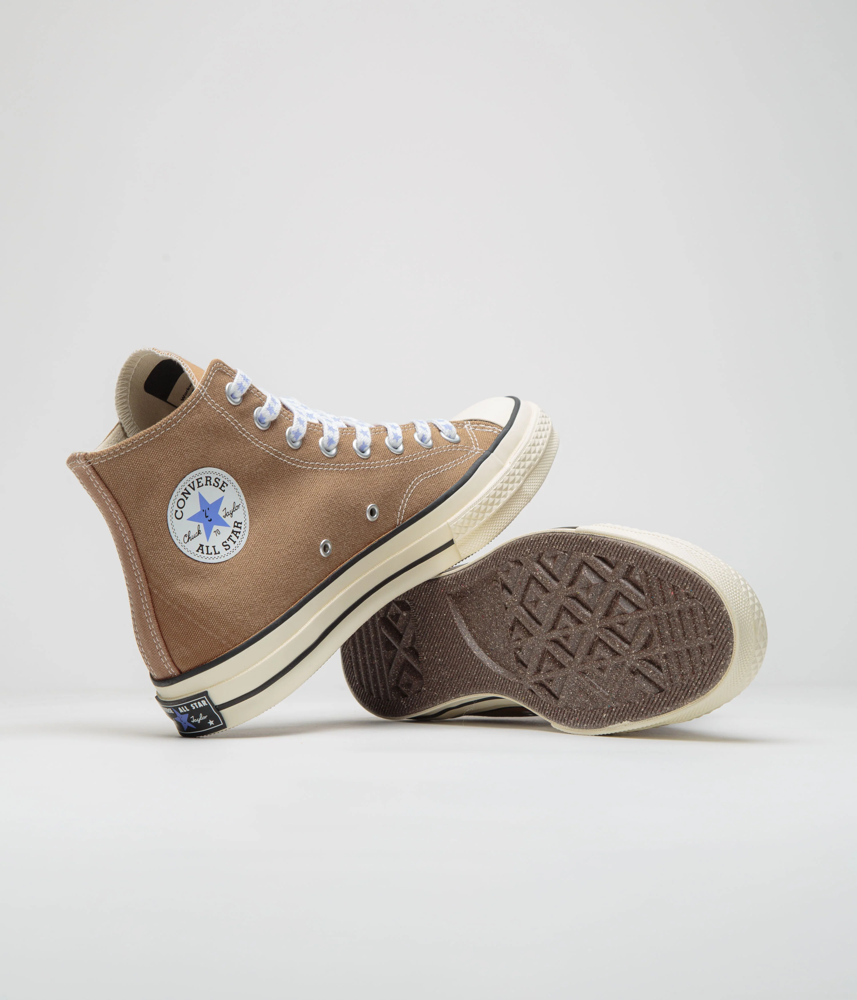Converse x Sky High Farm Chuck 70 Hi Shoes - Brown / Egret - Image 5