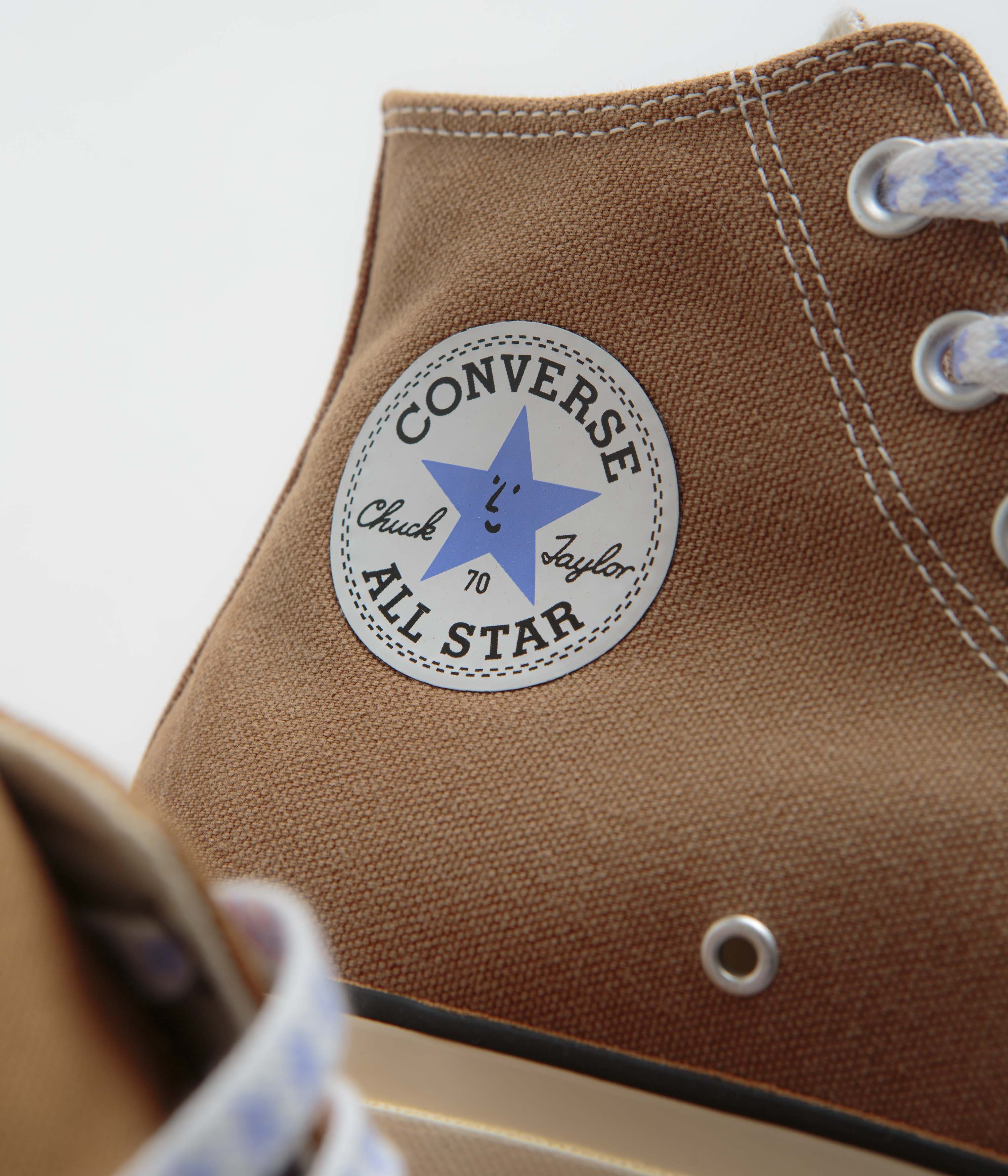 Converse x Sky High Farm Chuck 70 Hi Shoes - Brown / Egret - Image 6