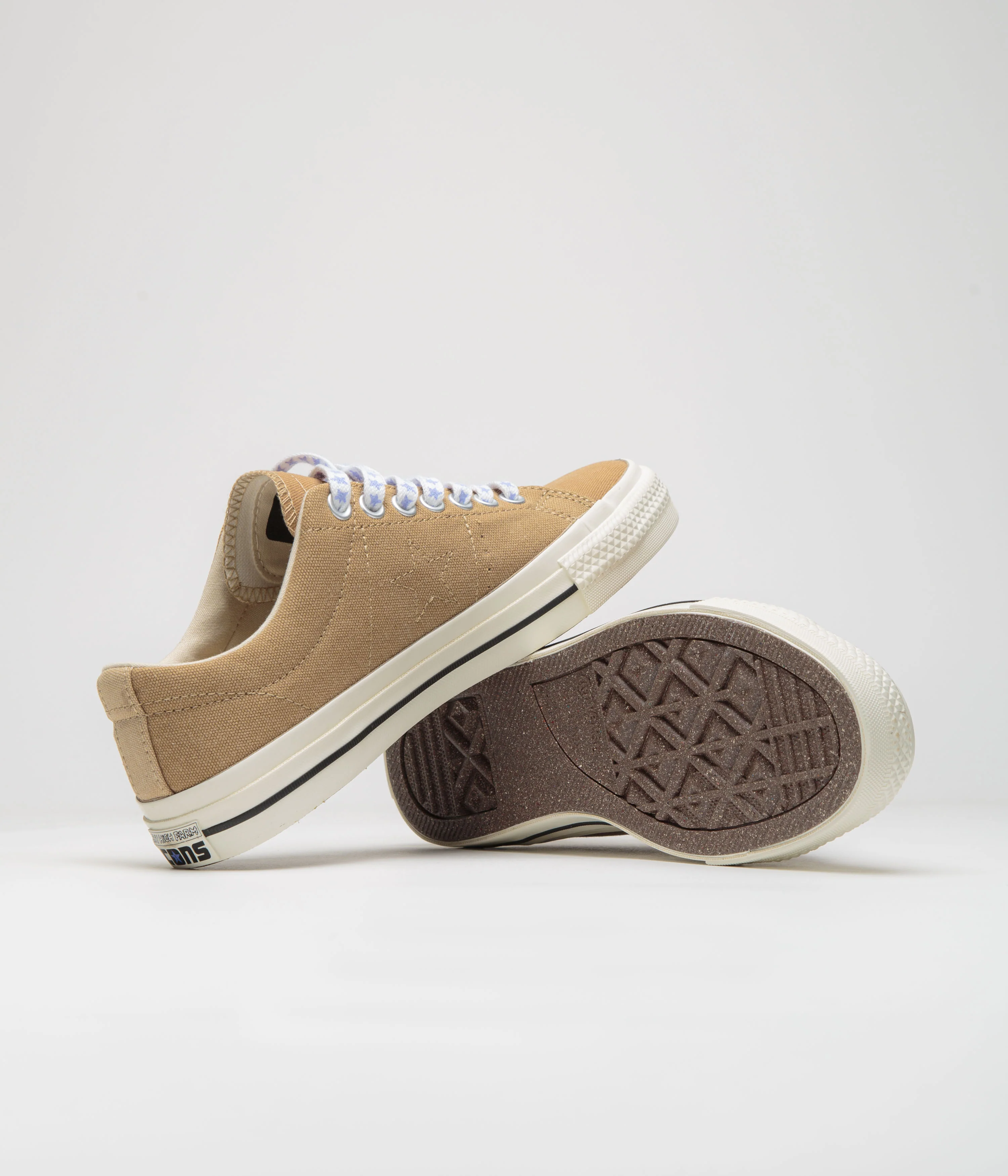 Converse x Sky High Farm One Star Pro Ox Shoes - Brown / Egret - Image 5