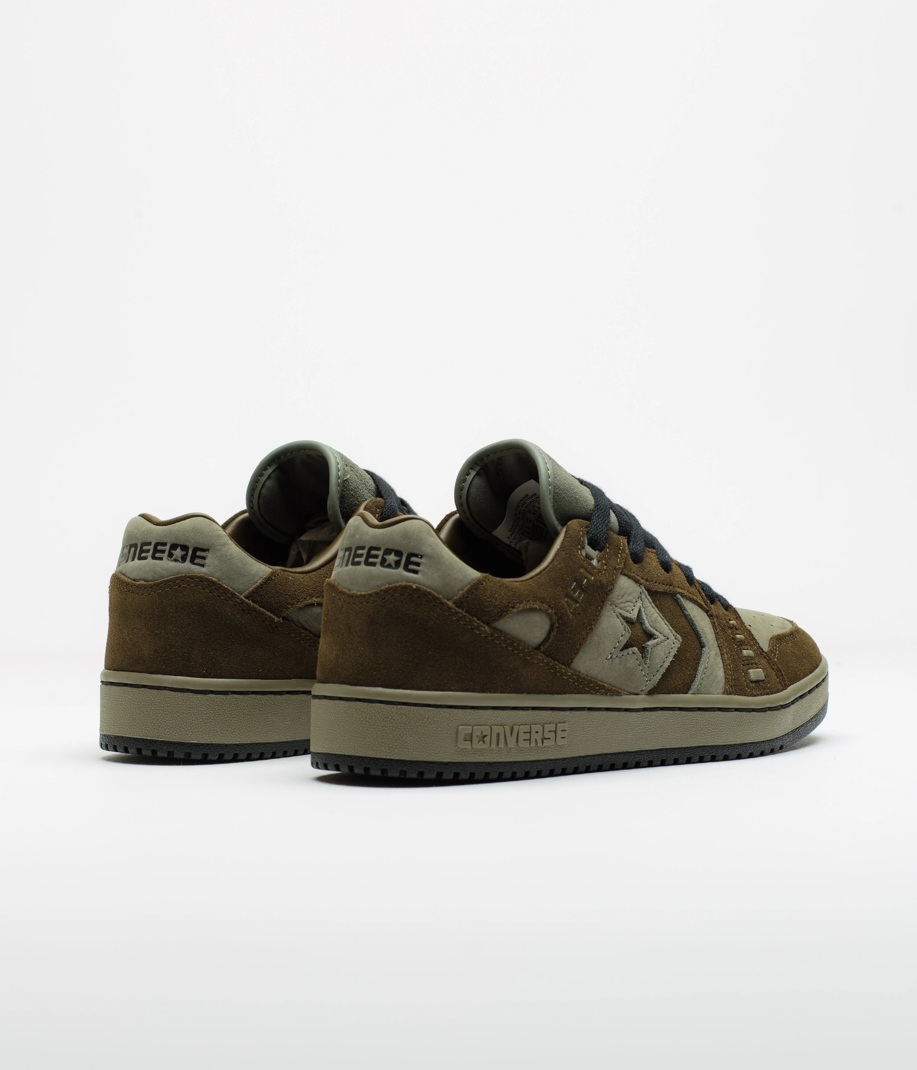 Converse x Sneeze Mag AS-1 Pro Ox Shoes - Olive Submarine / Surplus Olive / Black - Image 4