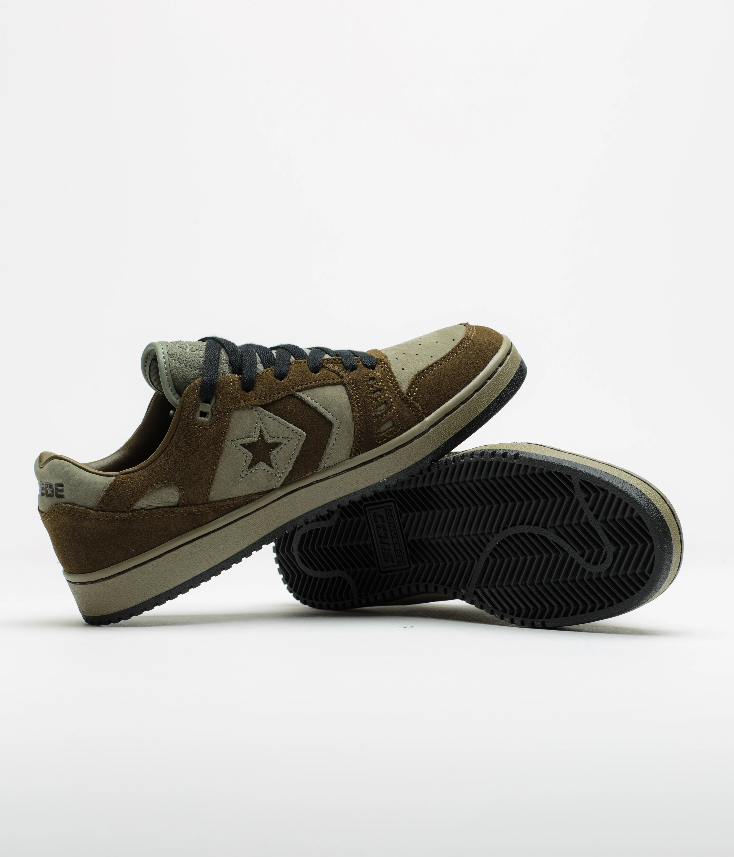 Converse x Sneeze Mag AS-1 Pro Ox Shoes - Olive Submarine / Surplus Olive / Black - Image 5