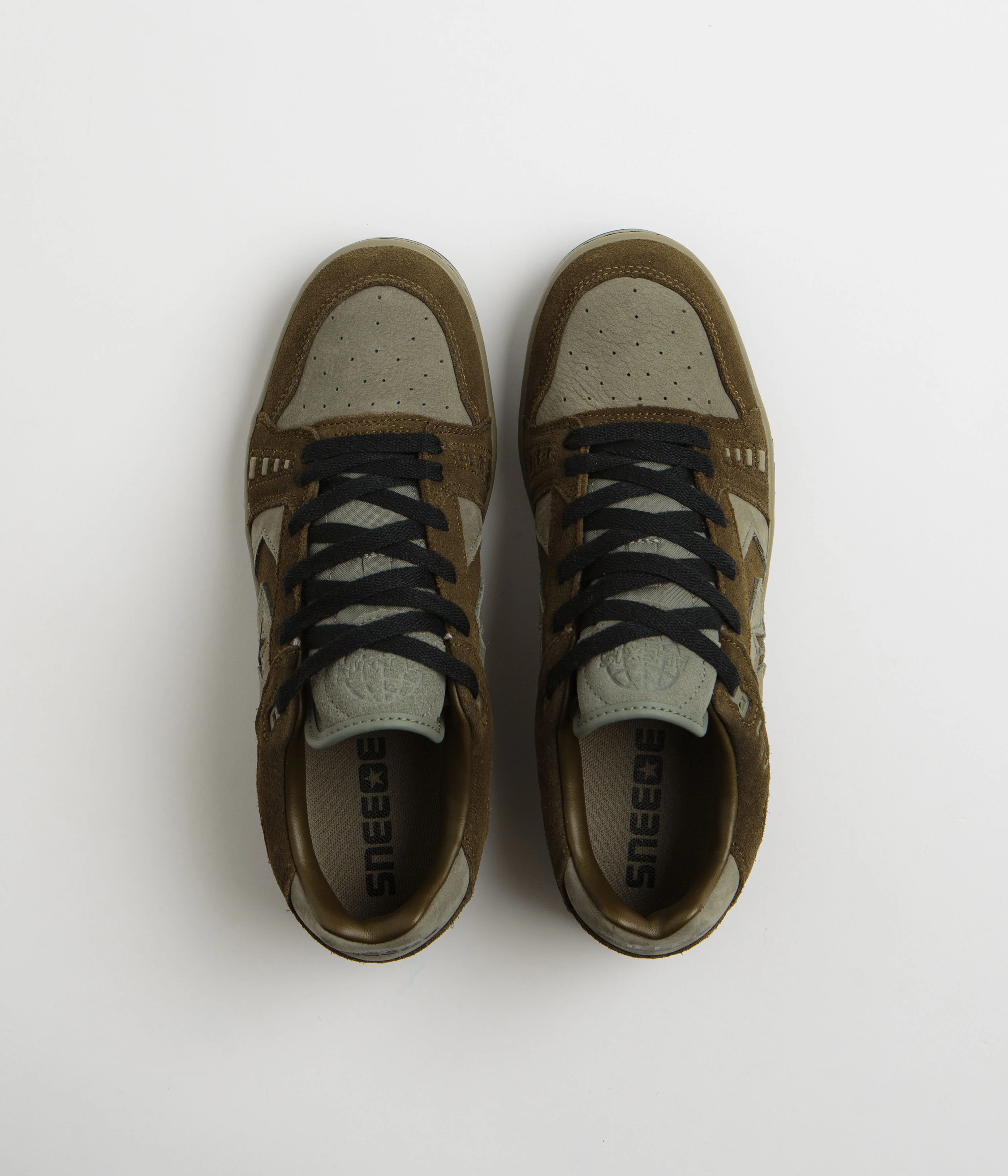 Converse x Sneeze Mag AS-1 Pro Ox Shoes - Olive Submarine / Surplus Olive / Black - Image 7