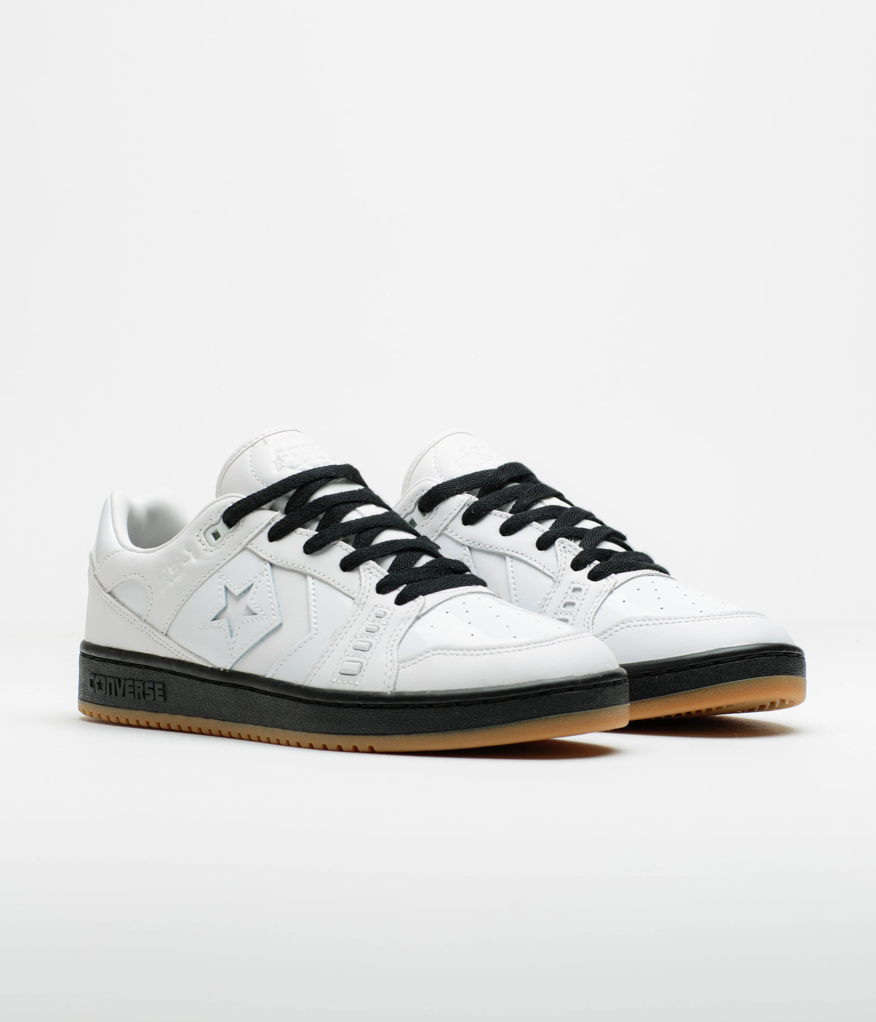 Converse x Sneeze Mag AS-1 Pro Ox Shoes - White / Black / Gum Honey - Image 2
