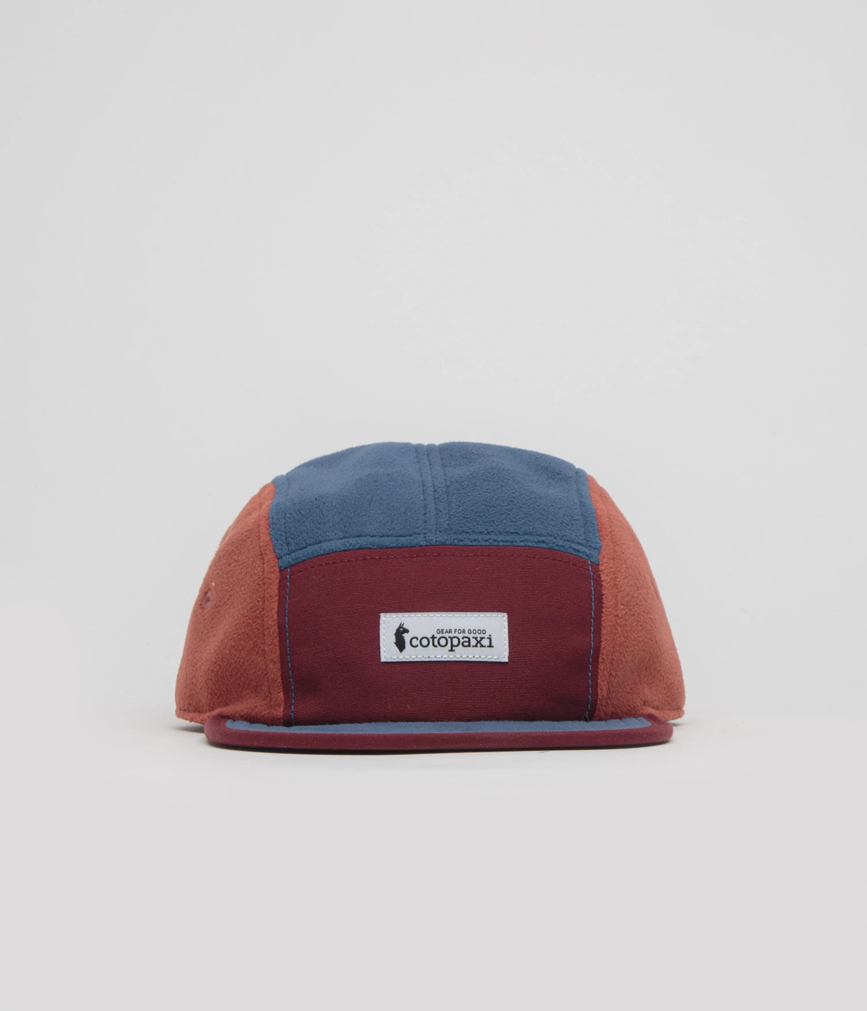 Cotopaxi Fleece 5 Panel Cap - Mulberry / Deep Sea - Image 2