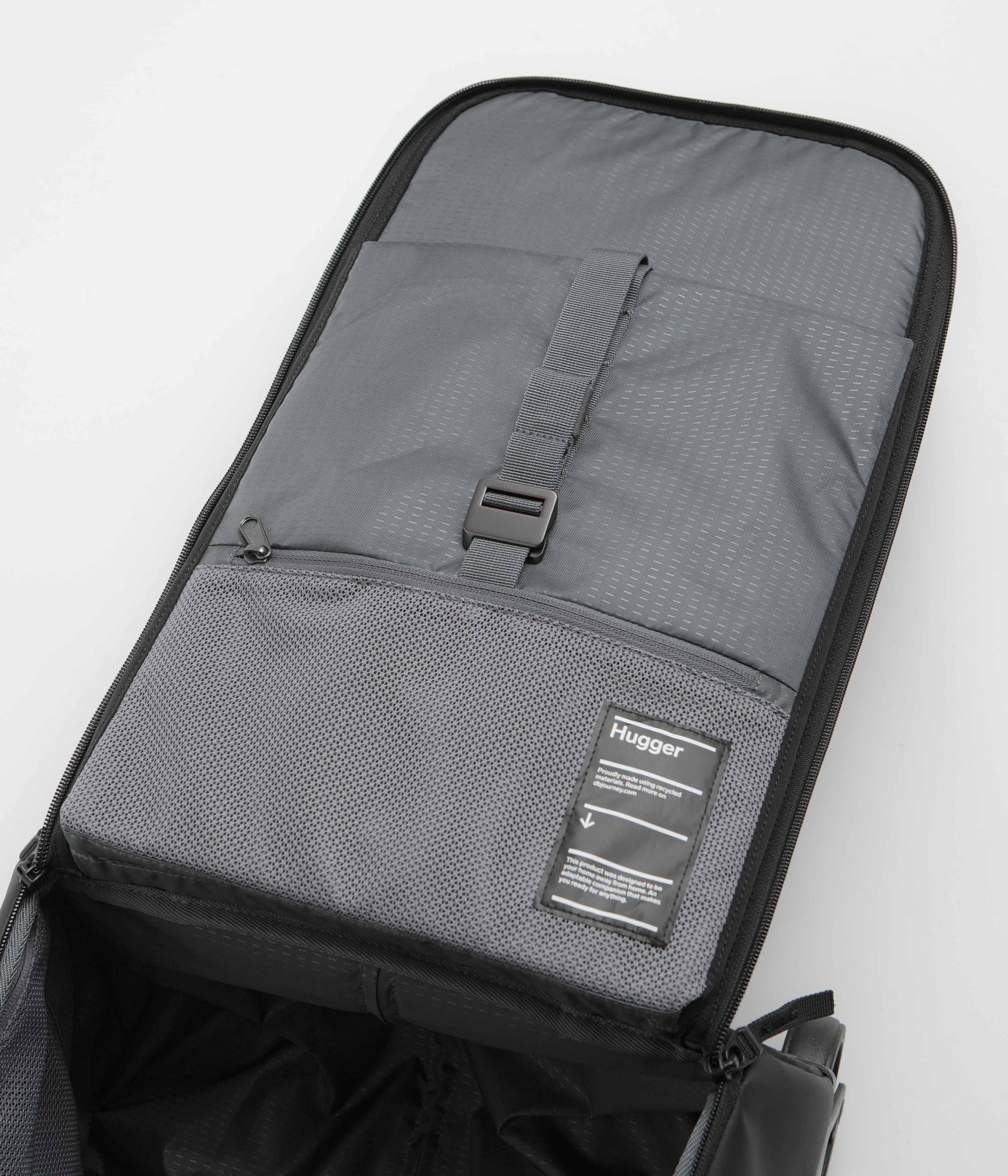 D_b_ Hugger 40L Carry-On Roller Bag - Black Out - Image 6