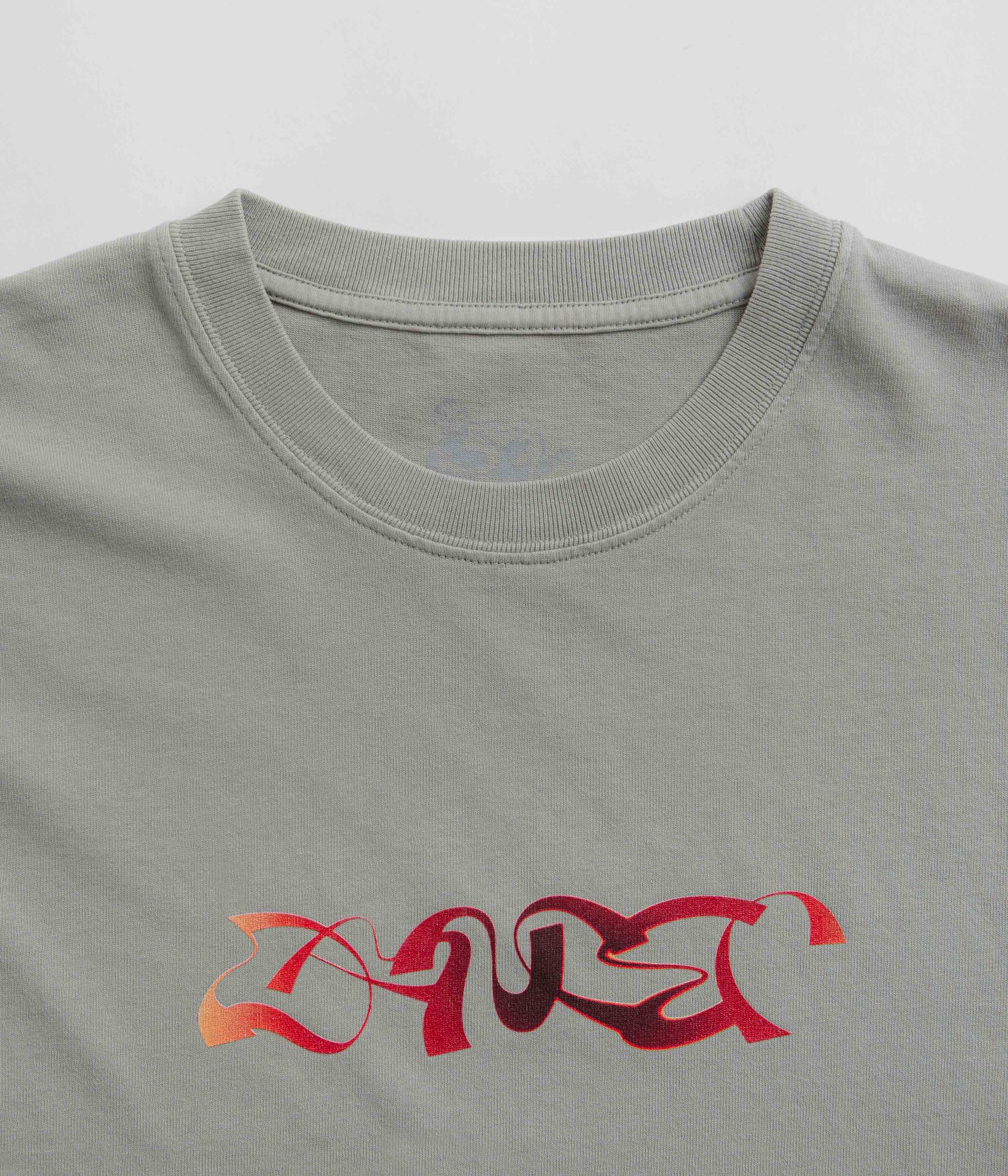 Dancer Analog Triple Logo T-Shirt - Oyster Grey - Image 3
