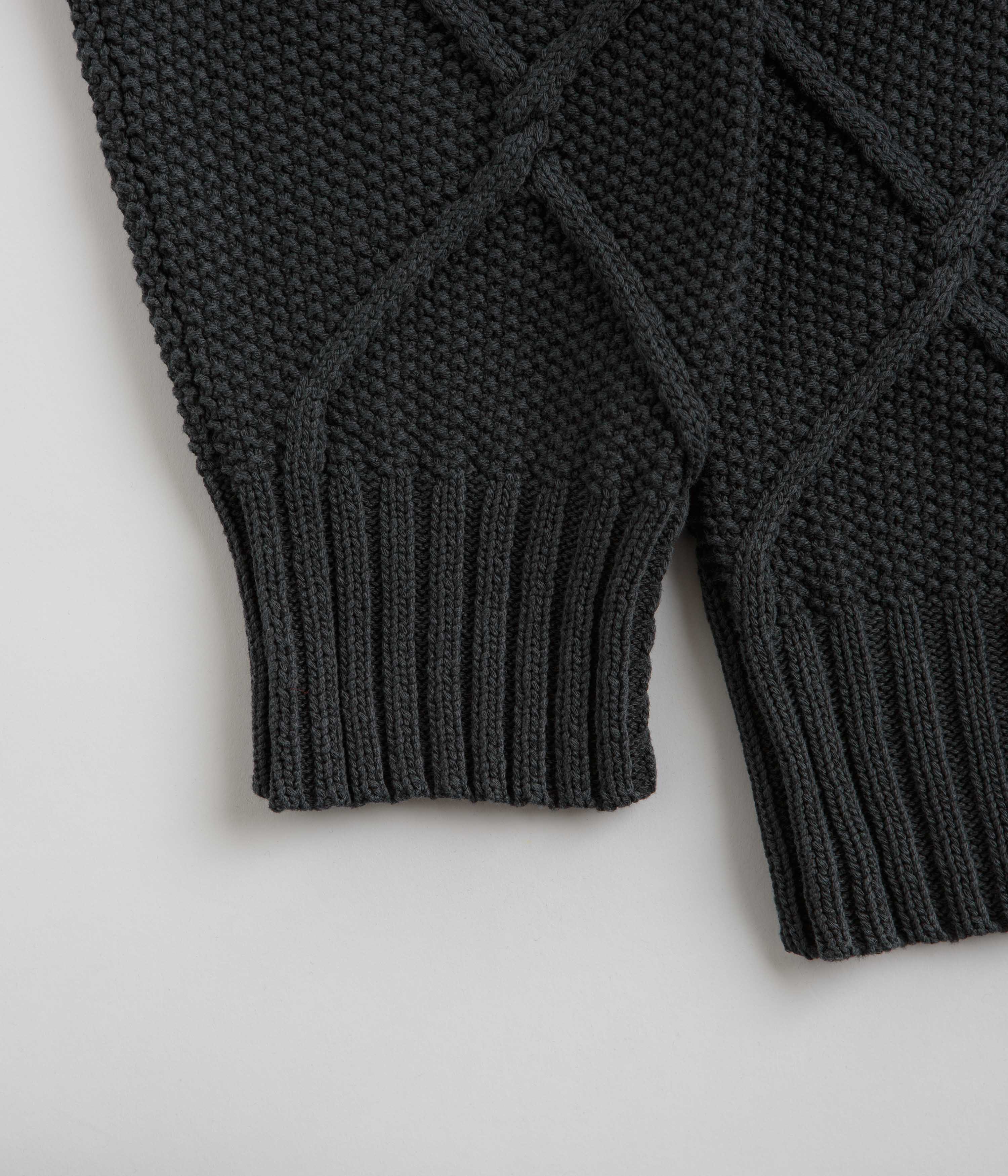 Dancer Fence Knit Sweatshirt - Charcoal - Image 2