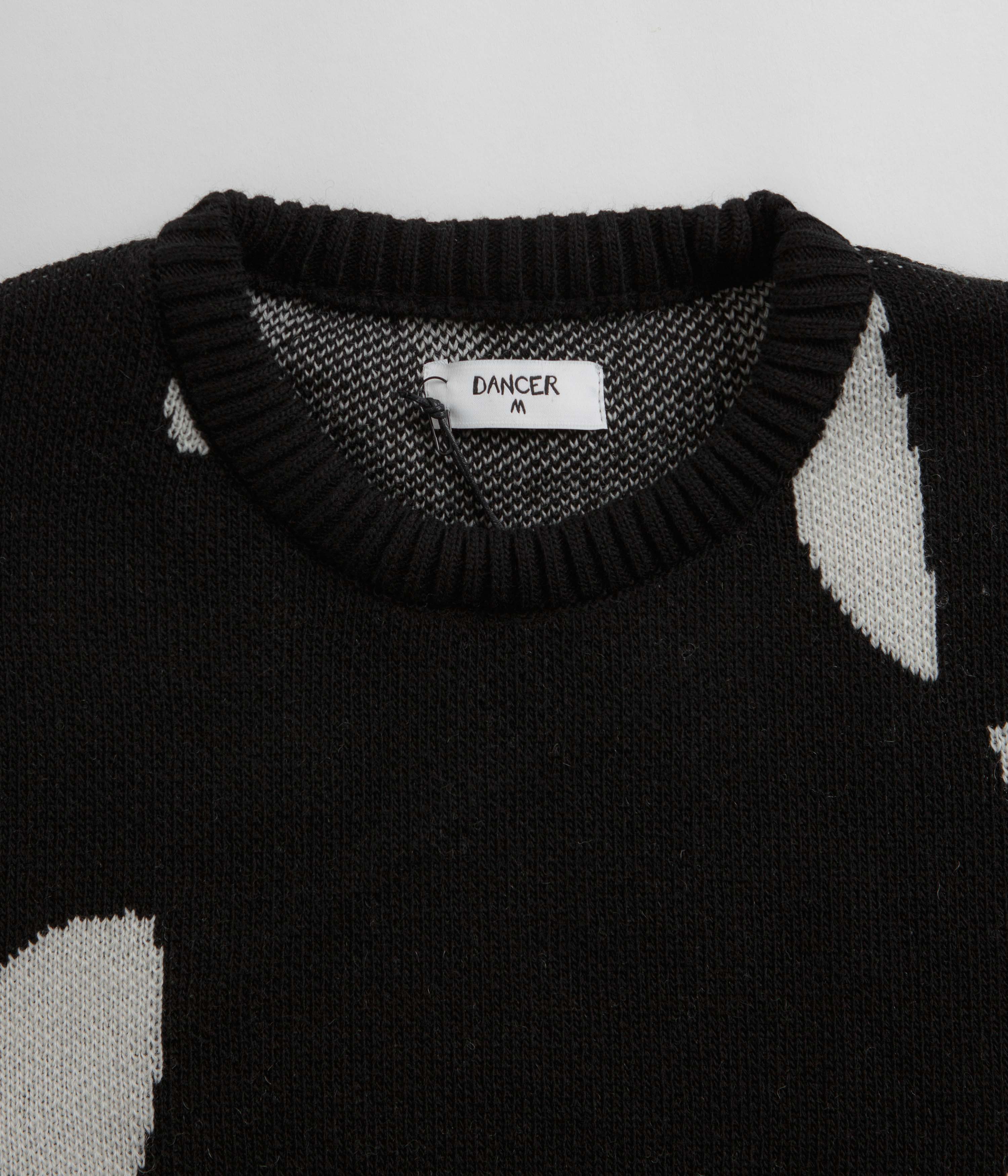 Dancer Mask Knit Sweatshirt - Black - Image 4