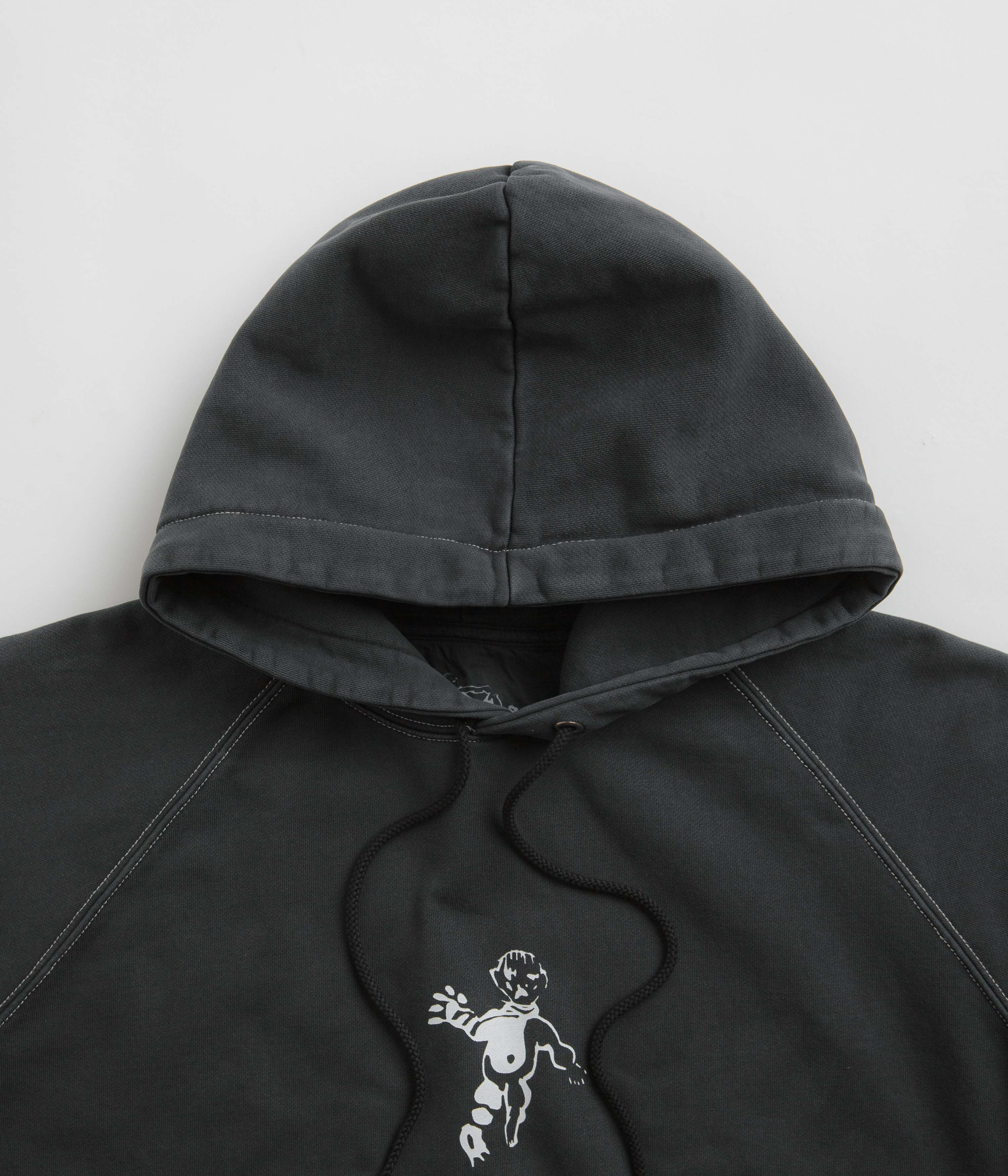 Dancer OG Logo Hoodie - Black / White Stitch - Image 4