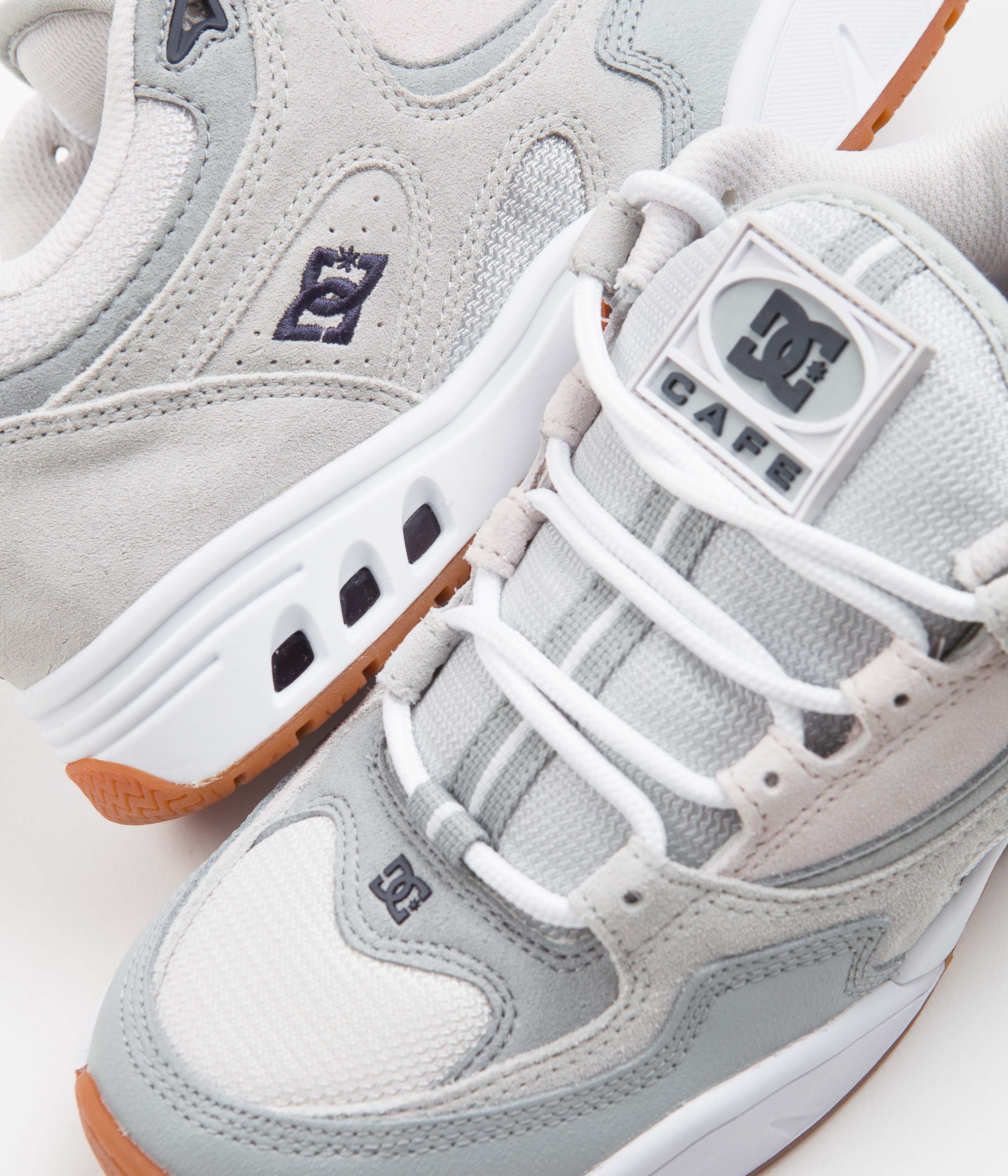 DC x Skateboard Cafe Kalis OG Shoes - Light Grey - Image 3