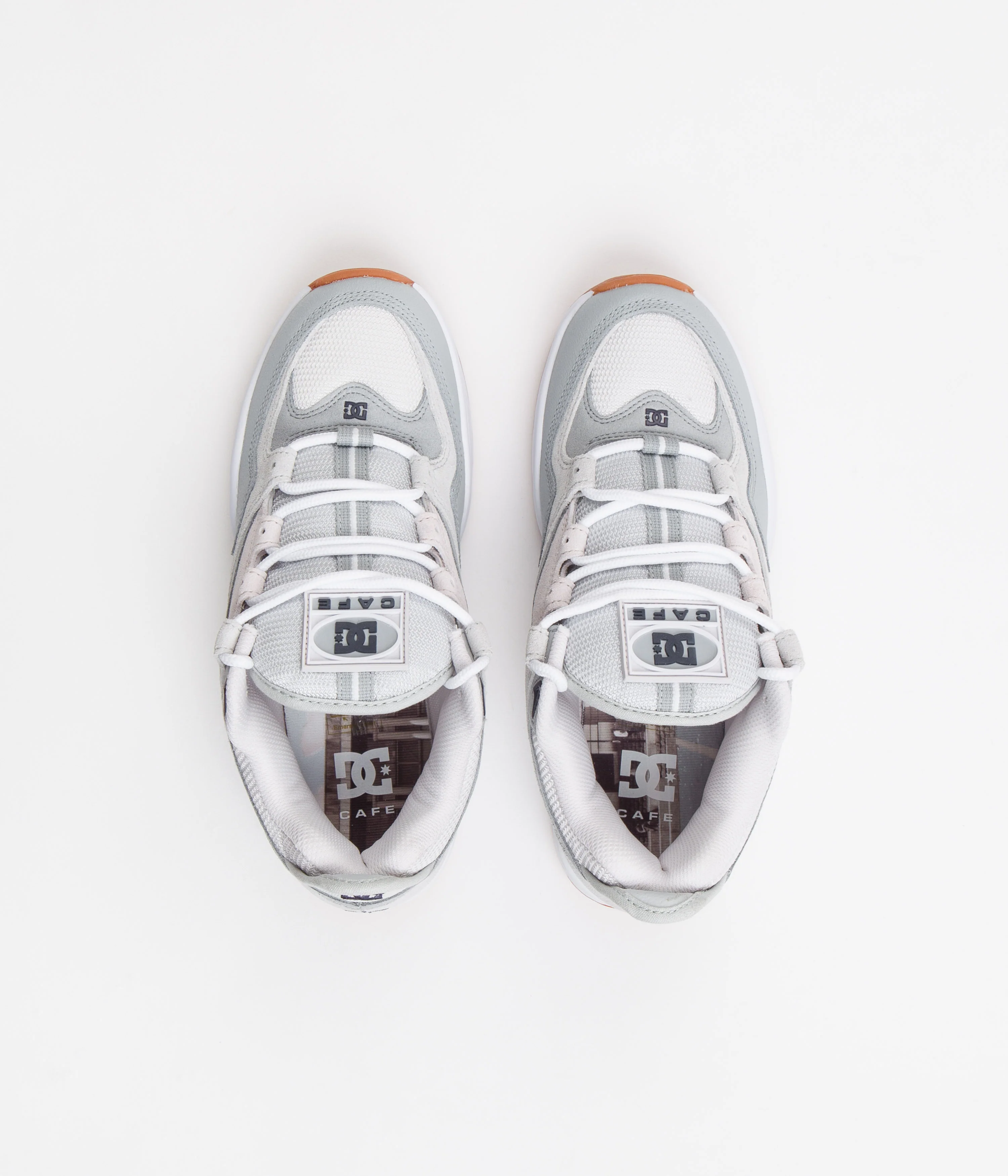 DC x Skateboard Cafe Kalis OG Shoes - Light Grey - Image 7