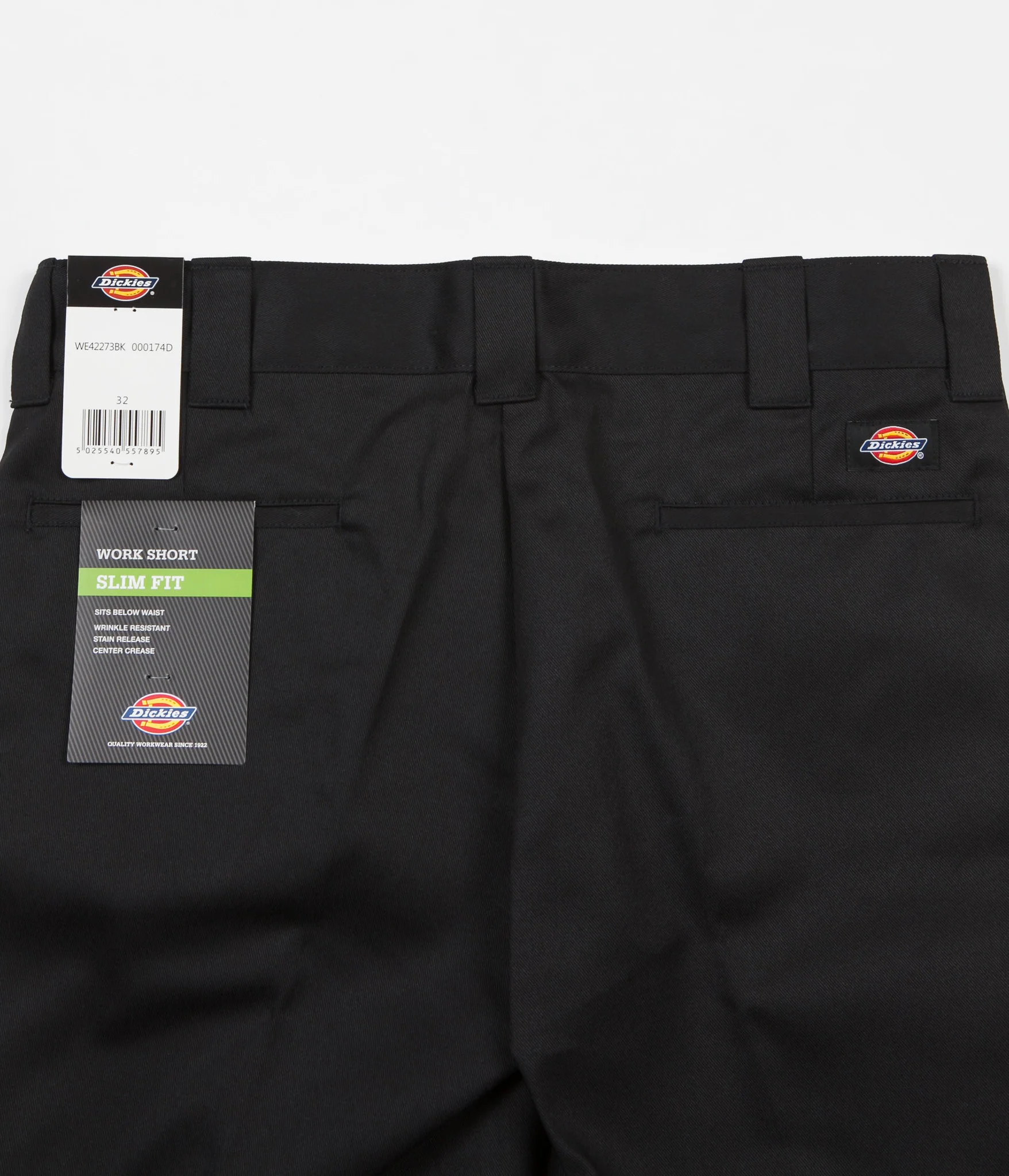 Dickies 273 Slim Straight Work Shorts - Black - Image 6
