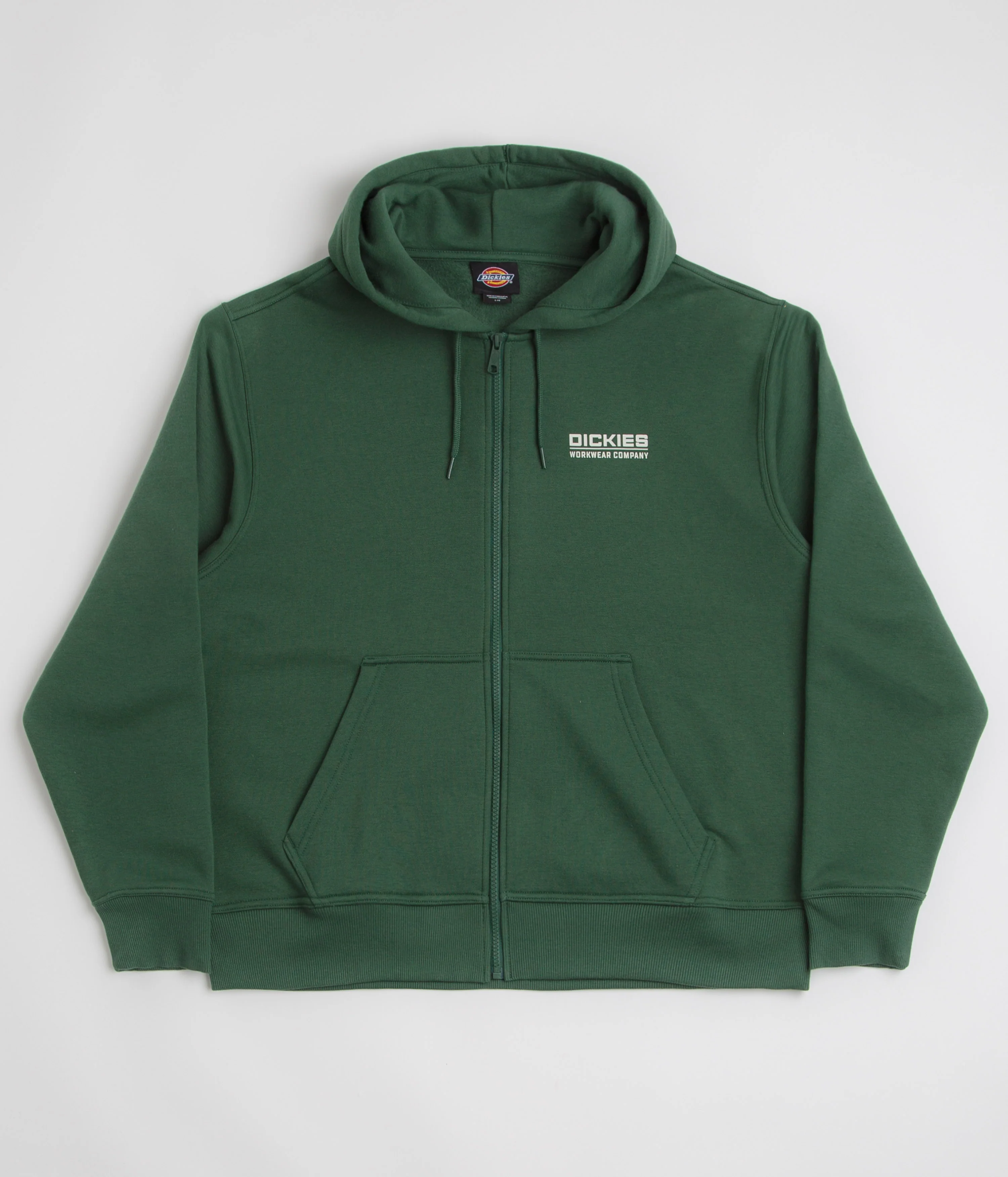 Dickies Bolivar Full Zip Hoodie - Pine Needle Green - Image 2