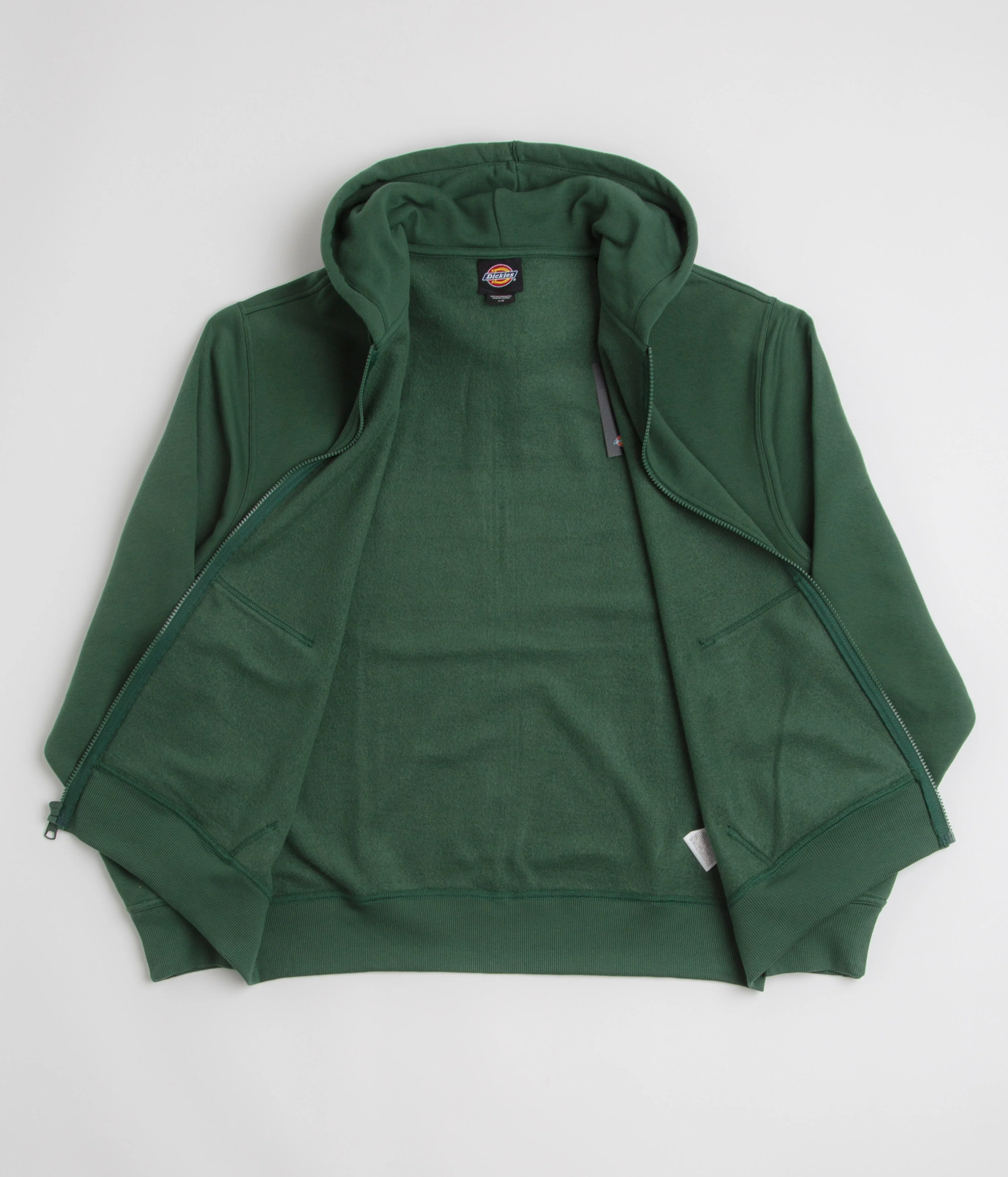 Dickies Bolivar Full Zip Hoodie - Pine Needle Green - Image 3