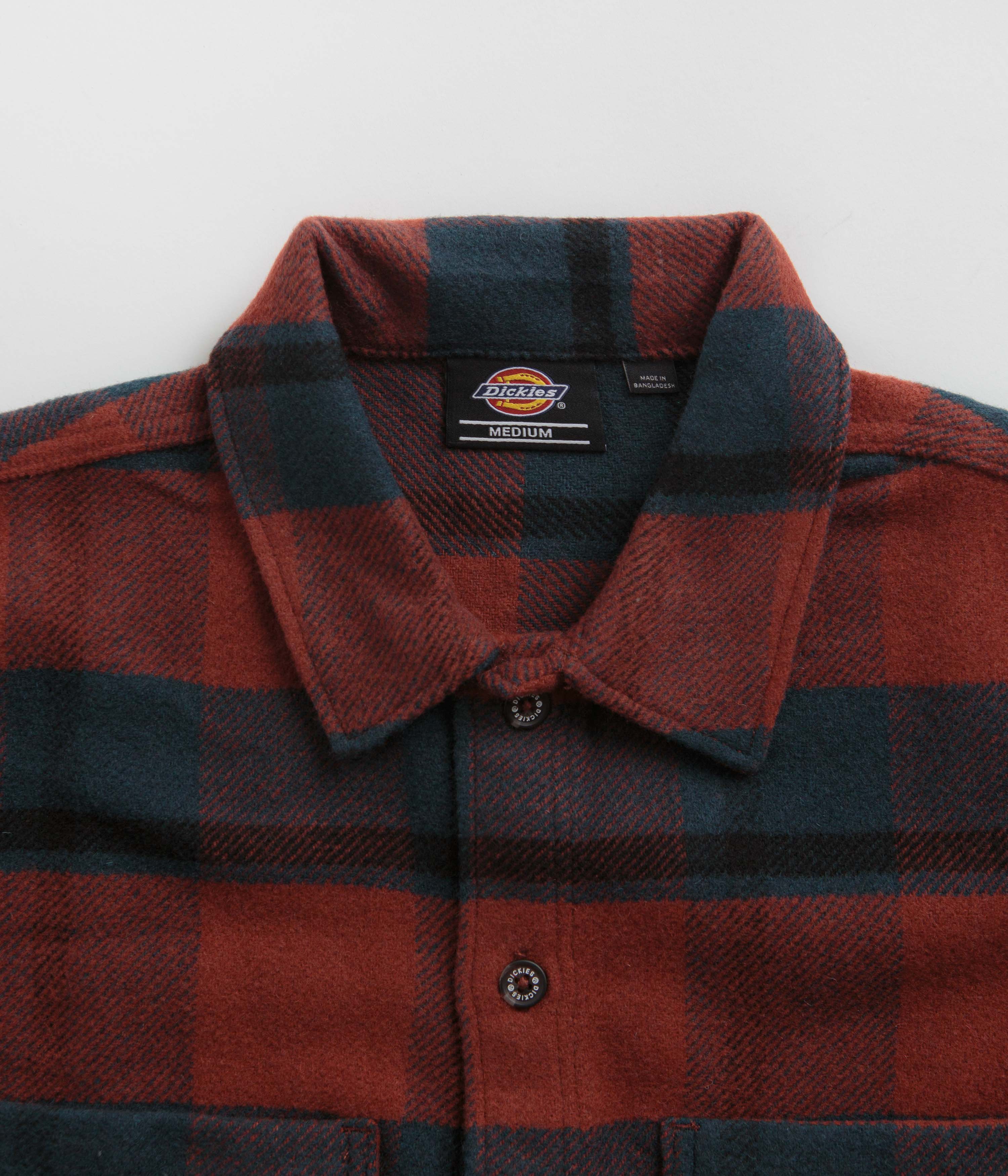 Dickies Coaling Shirt - Dark Check - Image 4